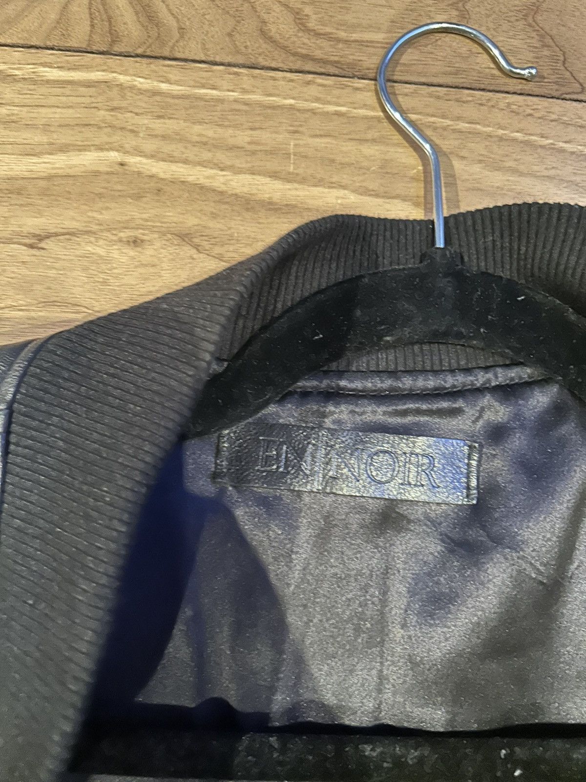 En Noir En Noir Calf Skin Leather Black Jacket Size US XL / EU 56 / 4 - 3 Thumbnail
