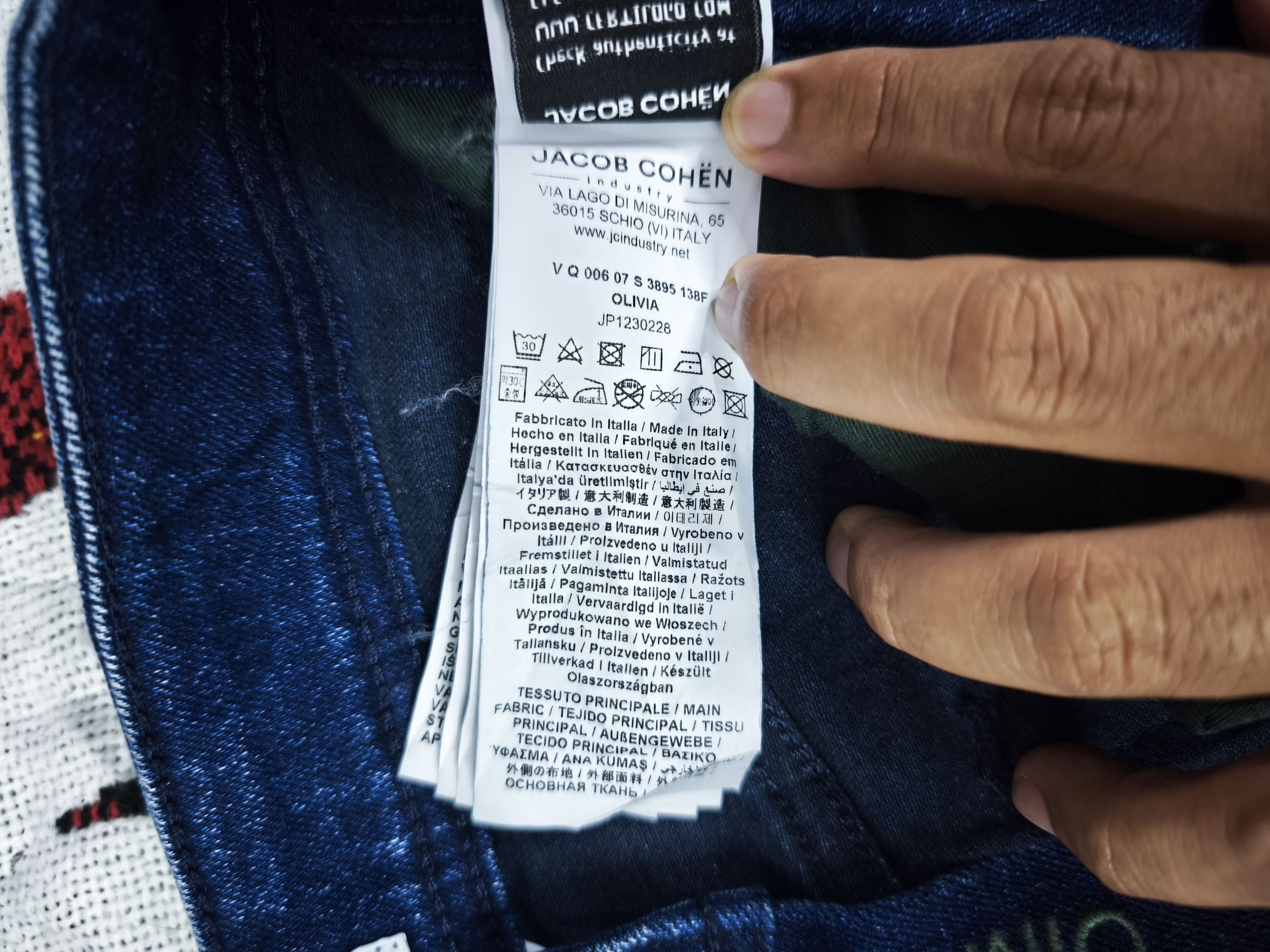 Jacob Cohen Authentic Jacob Cohen Denim Jeans Olive Badge Size US 31 - 12 Thumbnail