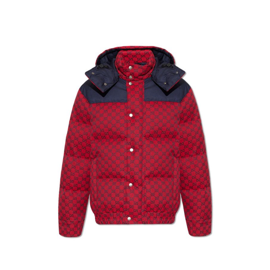 Gucci GUCCI Red Down Jacket New & Authentic (Men's size:XXL;) Size US XXL / EU 58 / 5 - 1 Preview