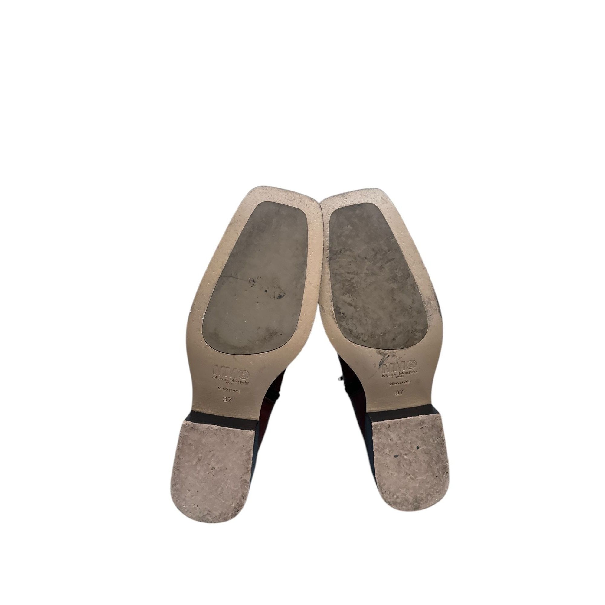 Maison Margiela Brown Ankle Square Boots Size US 7 / IT 37 - 7 Thumbnail