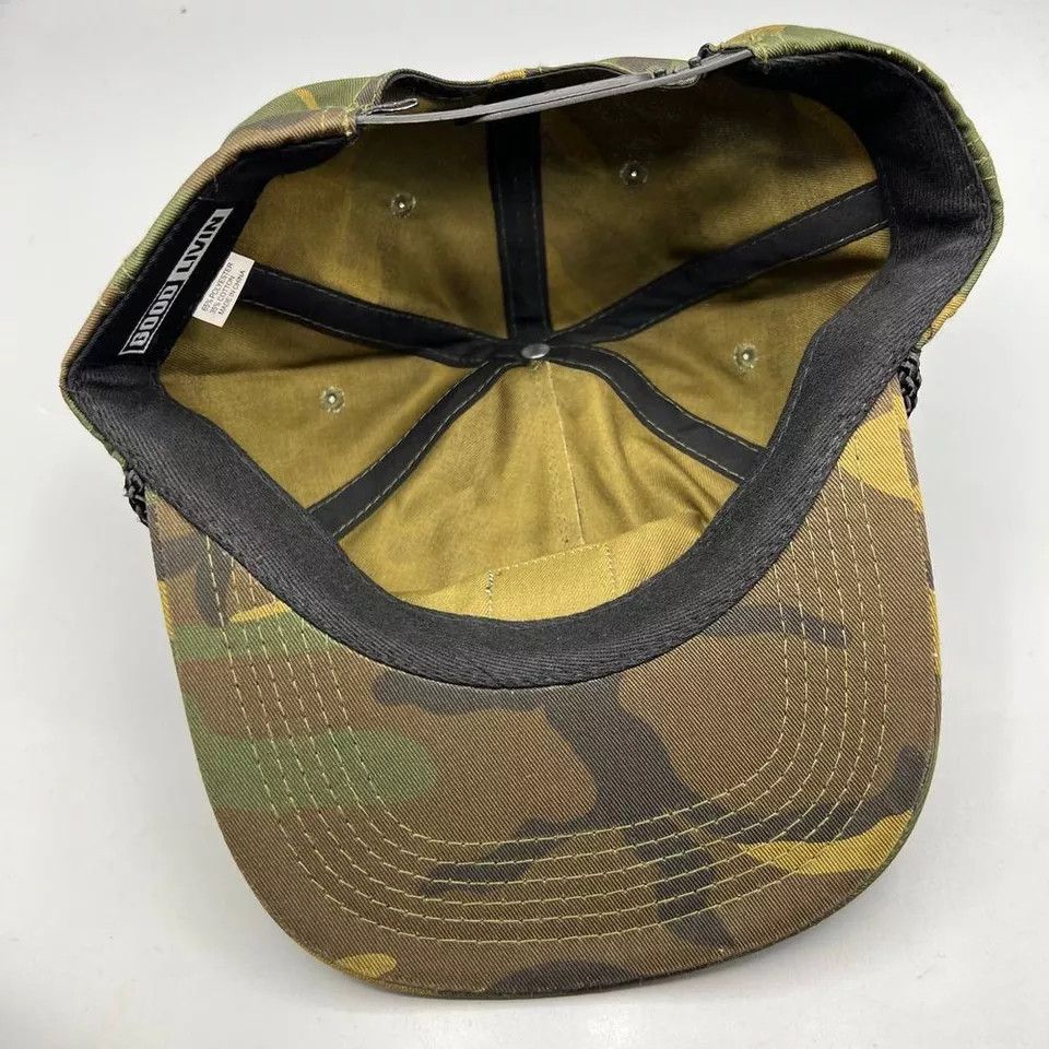 Other Good Livin Hat Men Green Camouflage Skate Strap Back Cap Size ONE SIZE - 6 Thumbnail