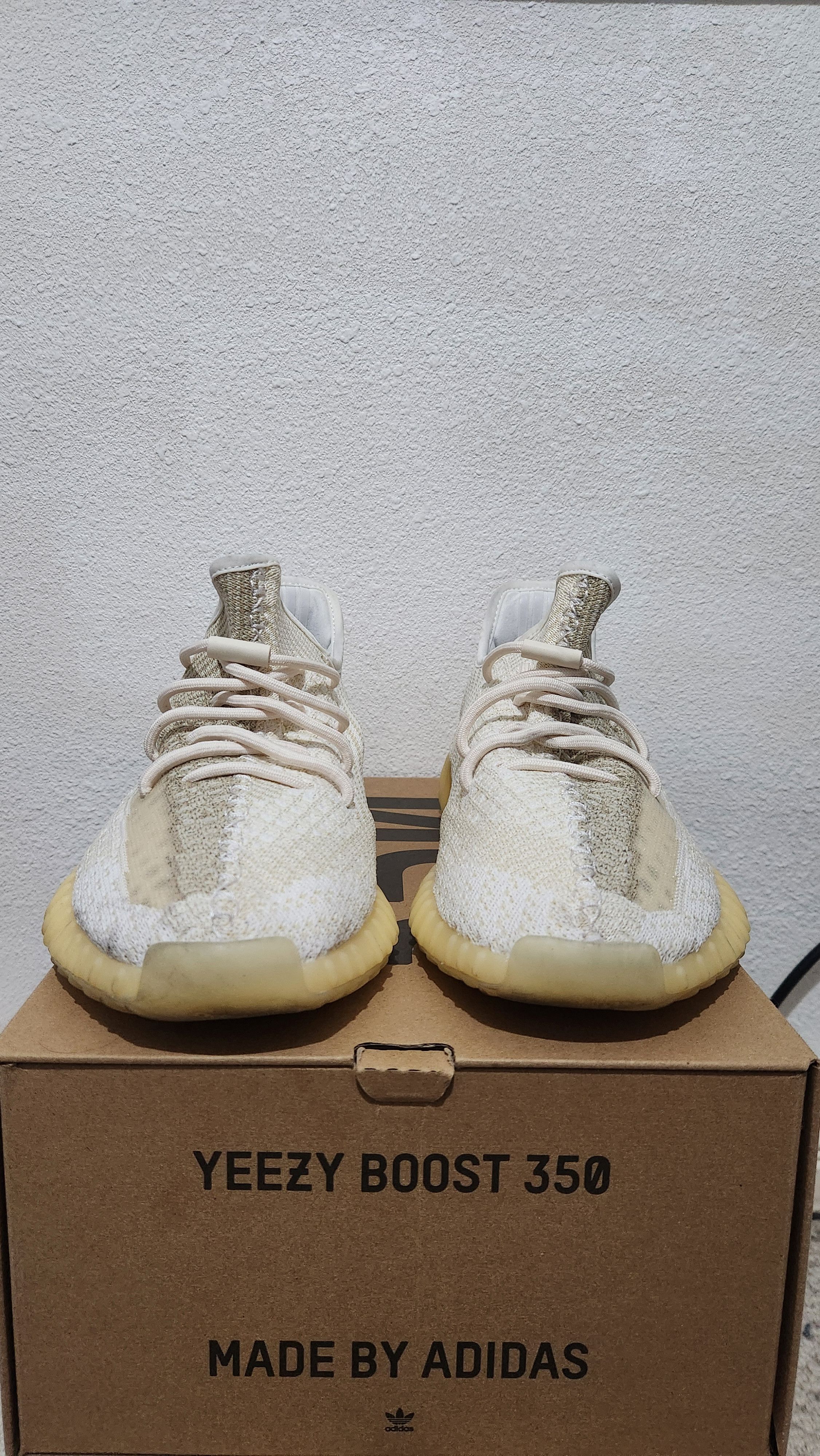 Adidas Adidas Yeezy Boost 350 v2 Abez "Natural" Size US 10.5 / EU 43-44 - 3 Thumbnail