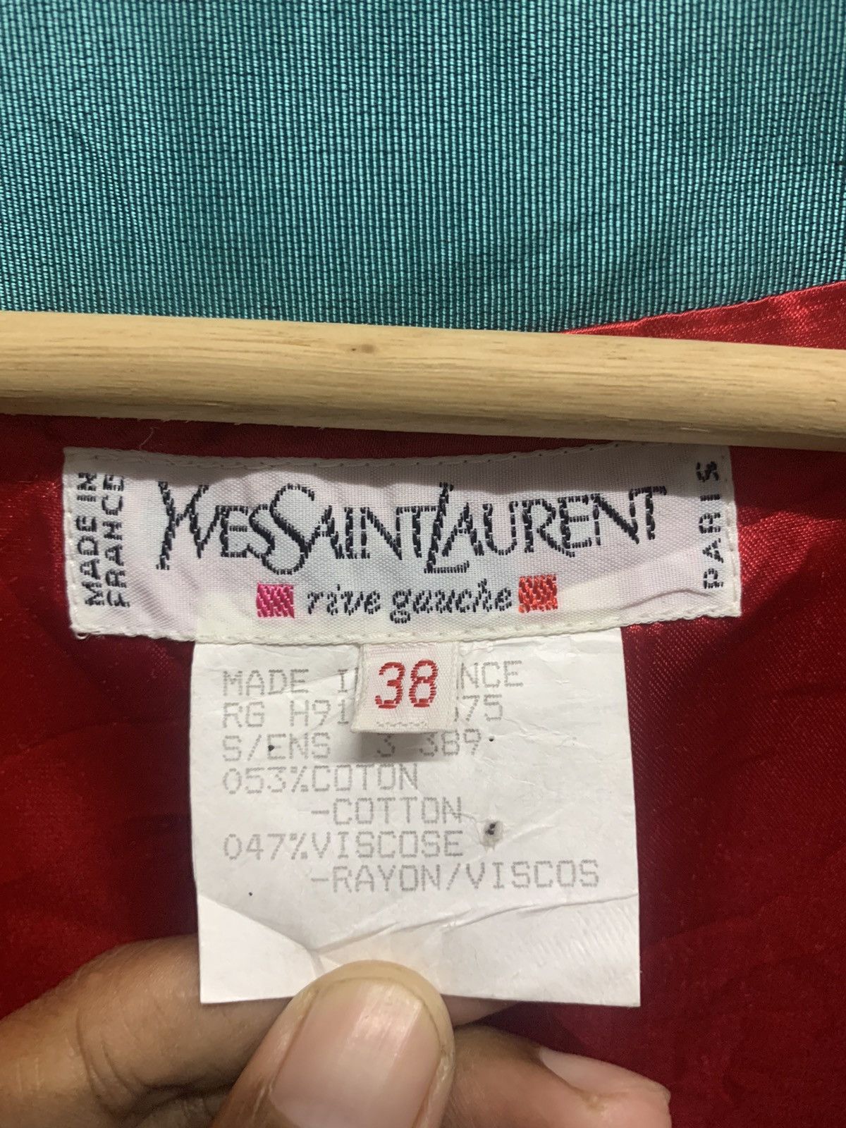 Vintage × Yves Saint Laurent Vintage Yves Saint Lauren Crop Top Blazzer coat Size S / US 4 / IT 40 - 14 Thumbnail