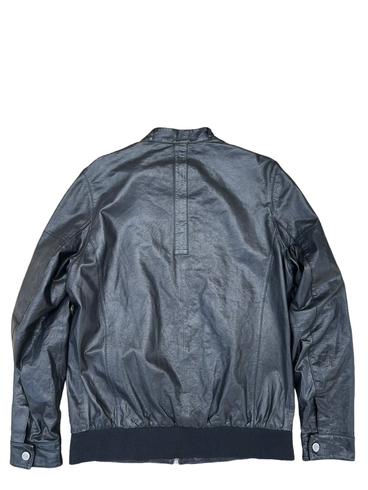 Saba Mens SABA MW10075 Lamb Leather Racer Jacket Size US S / EU 44-46 / 1 - 13 Thumbnail