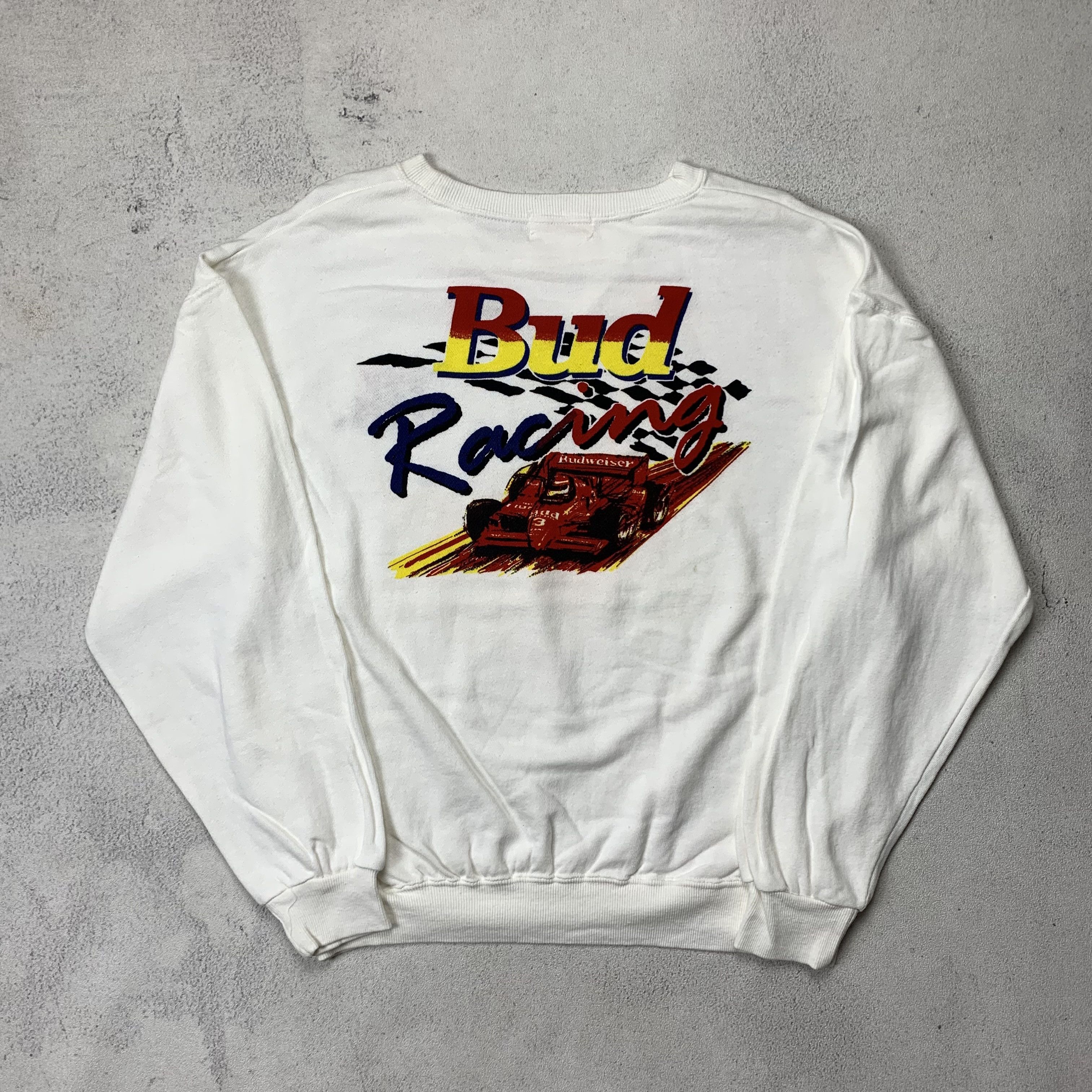 Budweiser Vintage Budweiser Racing Sweatshirt Crewneck Size US S / EU 44-46 / 1 - 1 Thumbnail