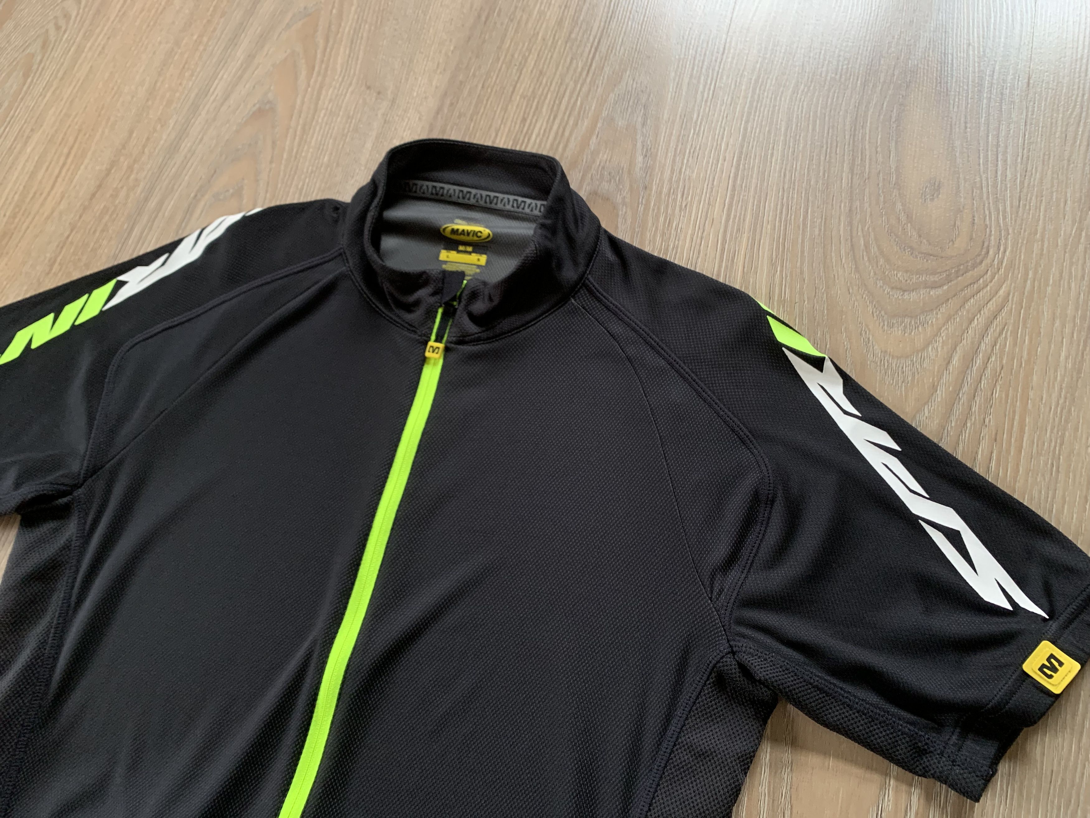 Bicycle Mavic Black Short Sleeve Cycling Jersey Size US M / EU 48-50 / 2 - 4 Thumbnail
