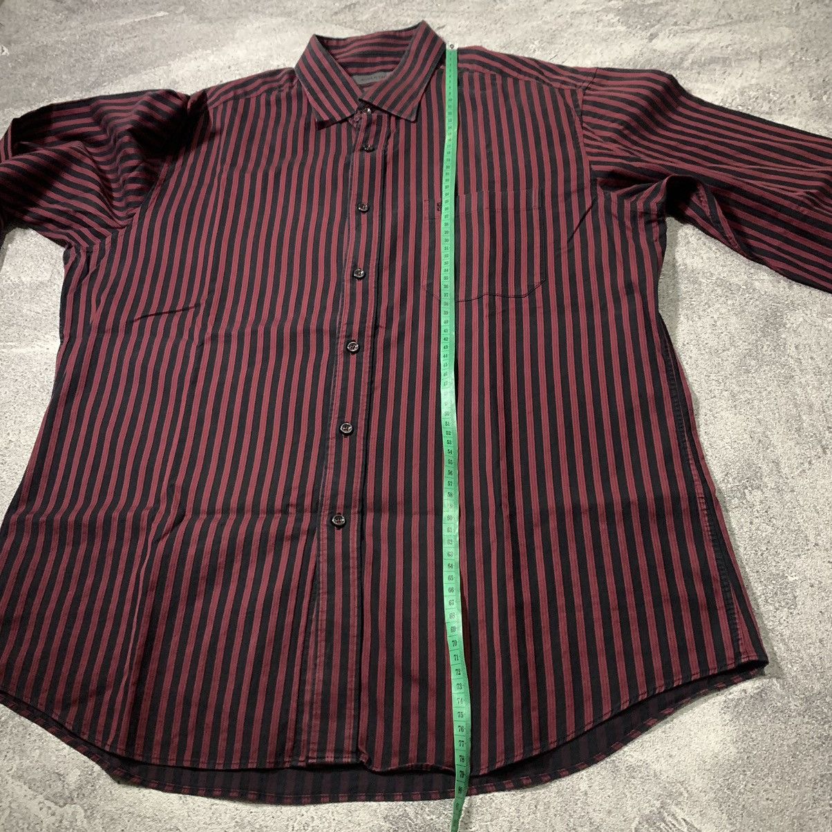 Givenchy VINTAGE GIVENCHY BUTTOP UP STRIPE SHIRT Size US XL / EU 56 / 4 - 10 Thumbnail