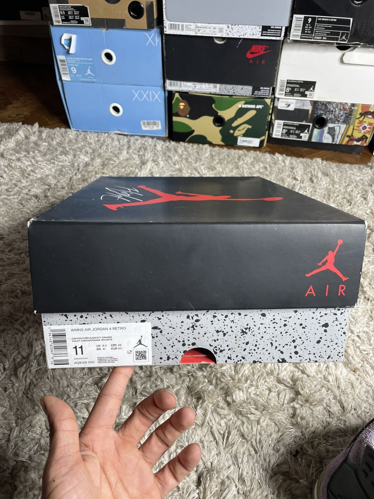 Jordan Brand Jordan 4 Canyon Purple Size US 11 / IT 41 - 11 Thumbnail
