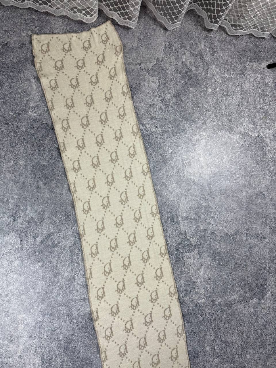 Christian Dior Monsieur Authentic Christian Dior Wool Monogram Scarf Size ONE SIZE - 7 Thumbnail