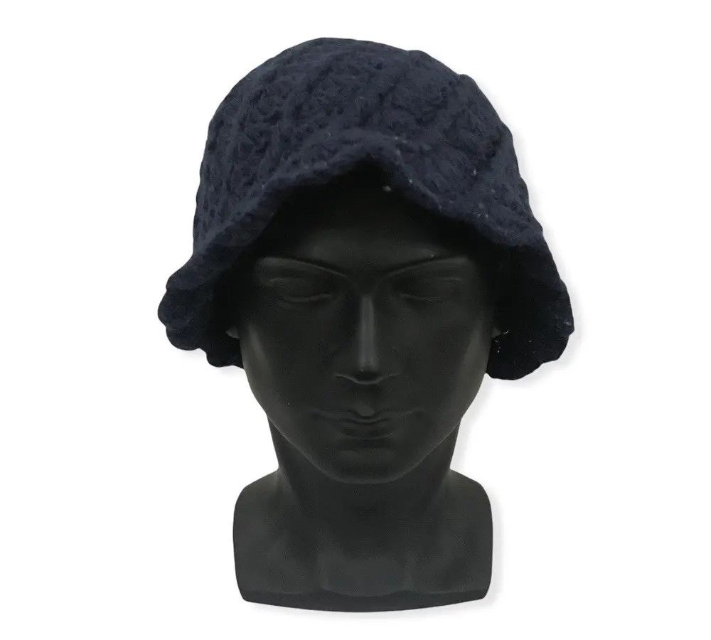 Japanese Brand × Vintage Japanese Brand Plain Knit Beanie Hat Size ONE SIZE - 2 Thumbnail