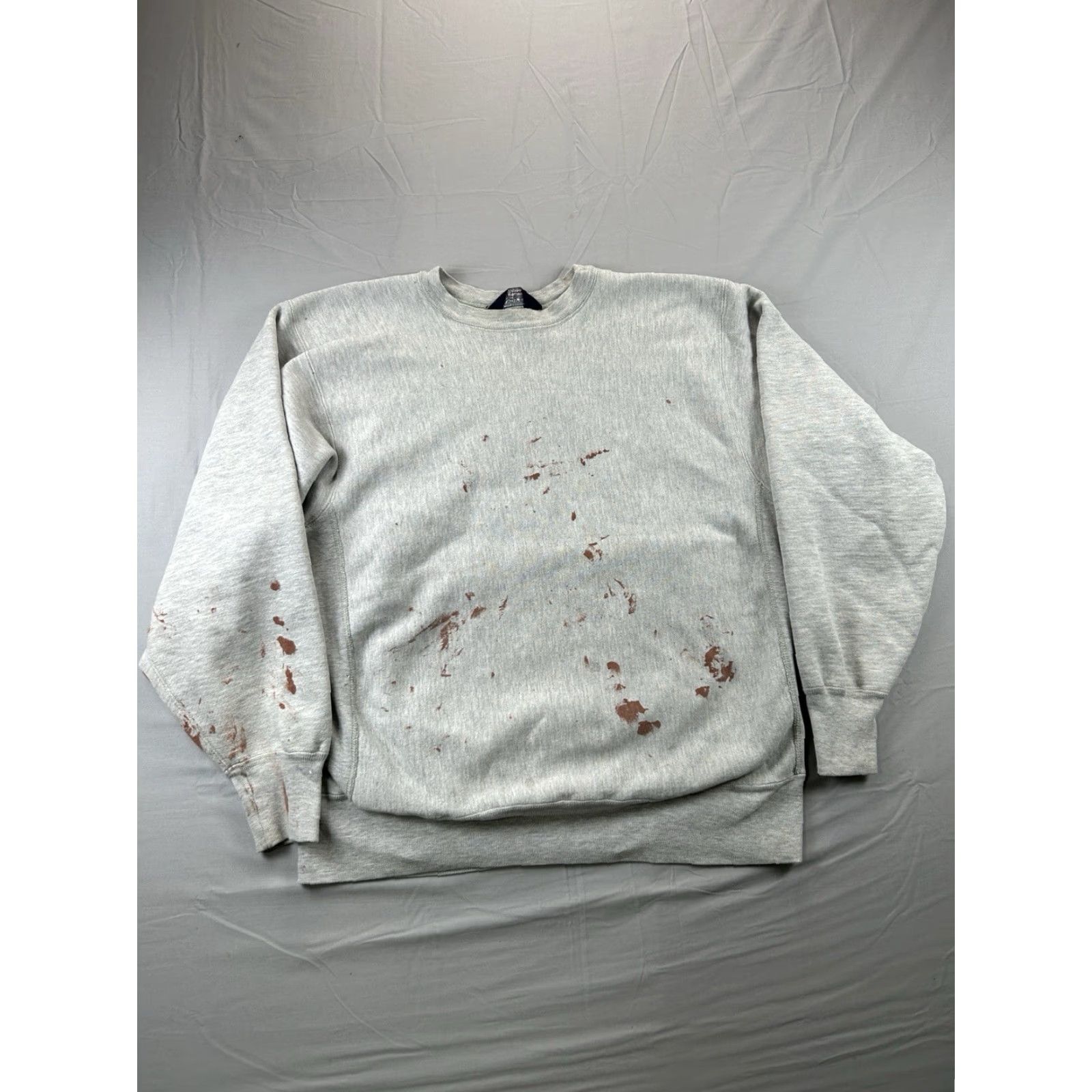 Champion VINTAGE Champion Reverse Weave Sweatshirt L Men's Gray USA Made Reversible Large Land’s End 80s Size US L / EU 52-54 / 3 - 2 Thumbnail