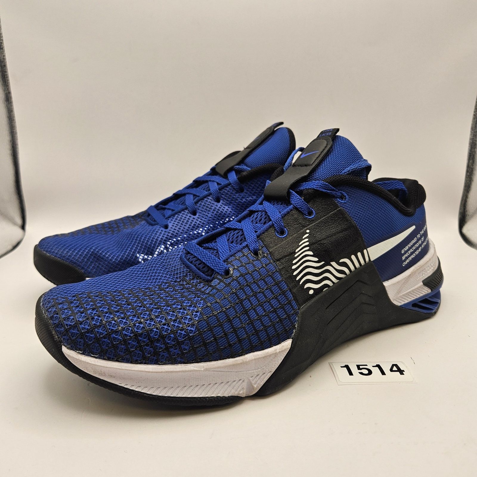Nike NIKE MEN'S 9.5 METCON 8 OLD ROYAL BLUE WHITE BLACK RUNNING Size US 9.5 / EU 42-43 - 1 Thumbnail