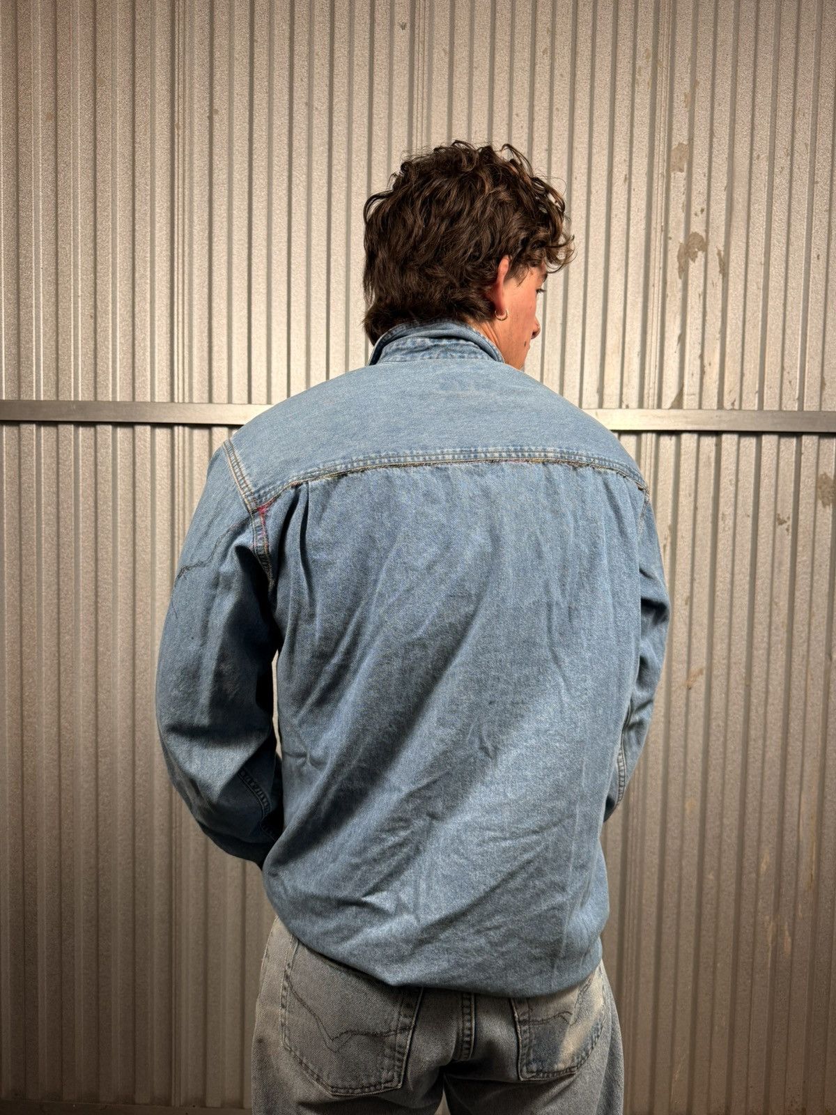 Levi's 70s Vintage Orange Tag Levis Button Up Western Denim Shirt Size US M / EU 48-50 / 2 - 3 Thumbnail