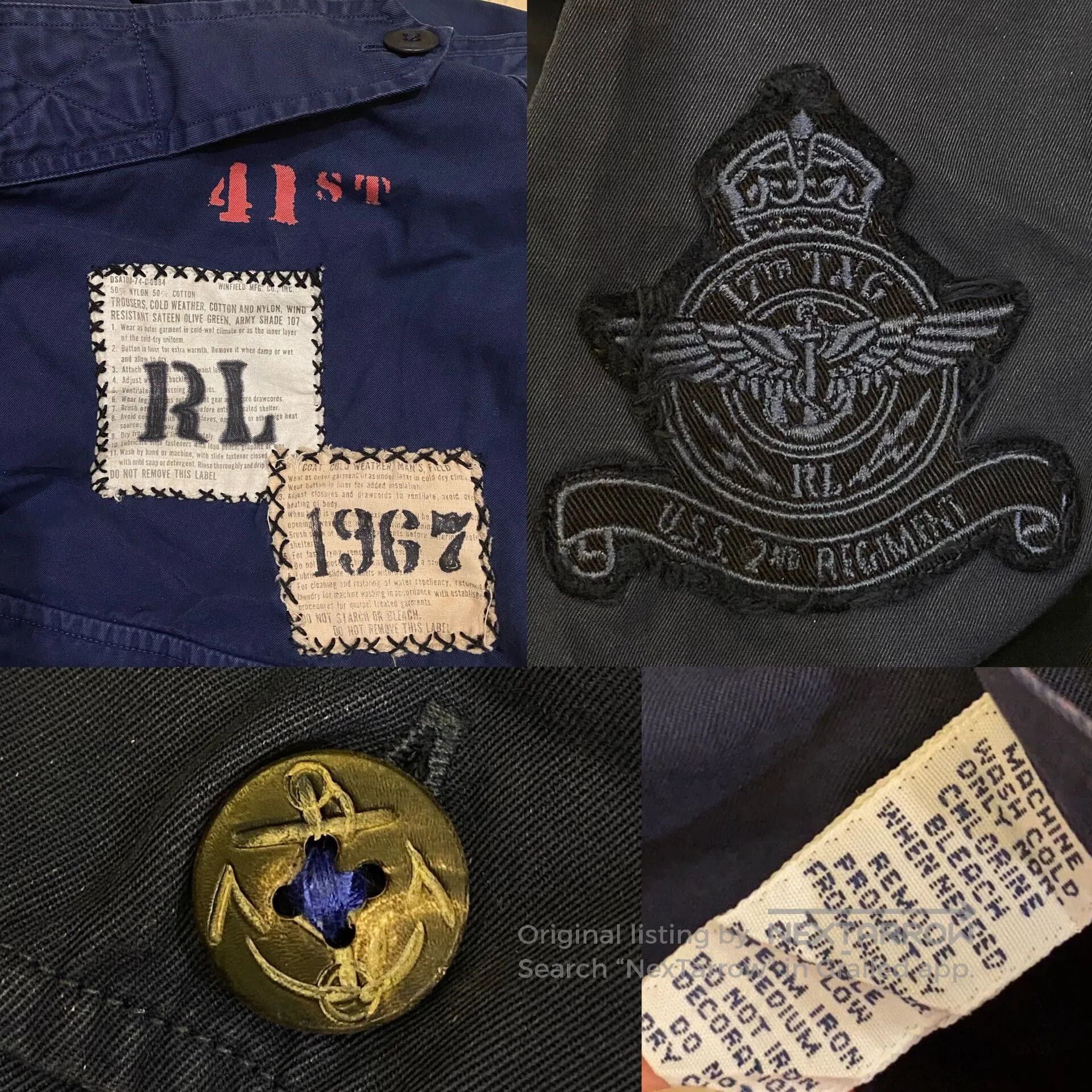 Ralph Lauren Blue Label Rare Ralph Lauren Vintage Workshirt Jacket. Size US L / EU 52-54 / 3 - 8 Thumbnail