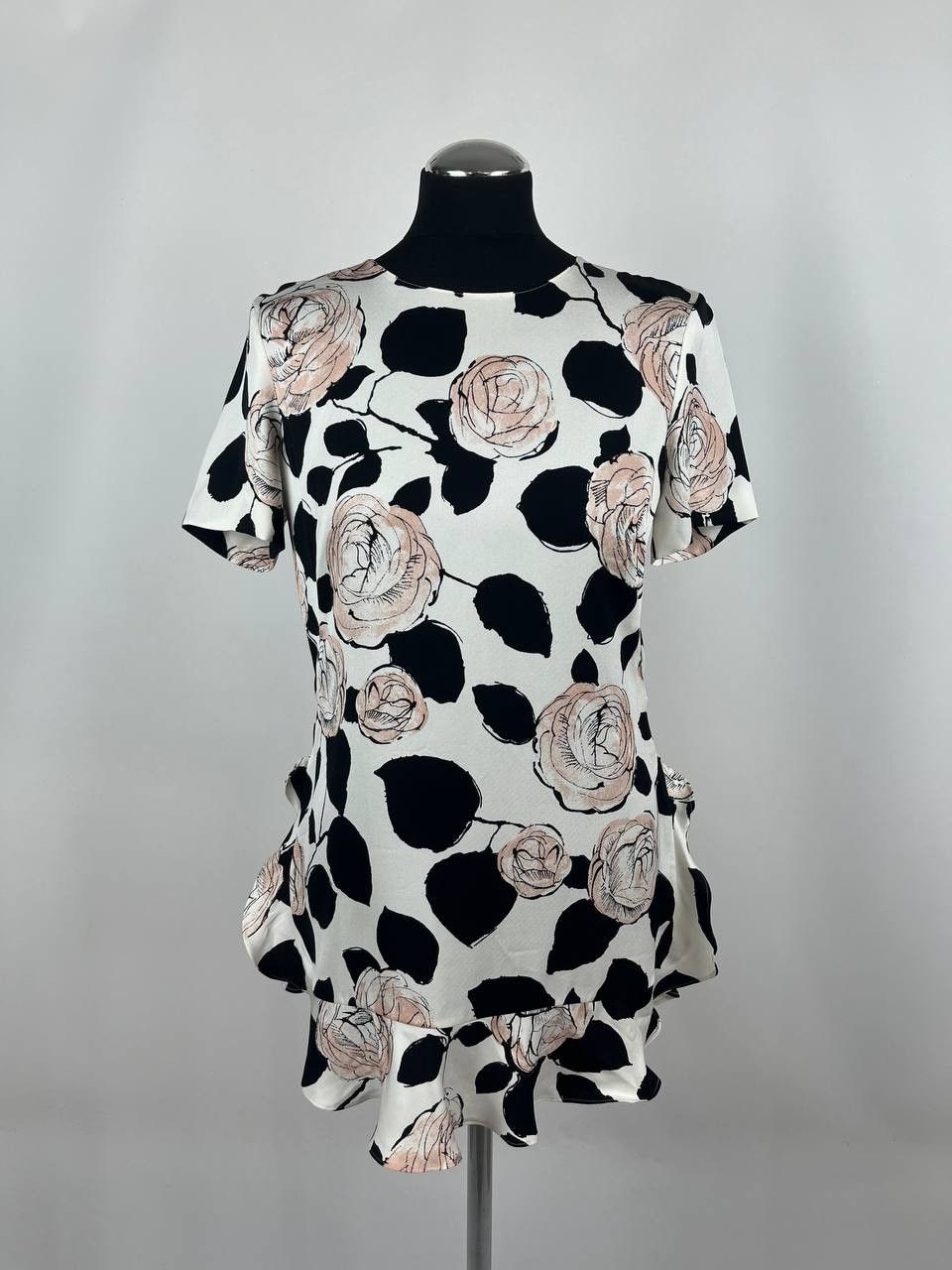 Escada Escada Floral Print 100% Silk Blouse Size 36 Size XS / US 0-2 / IT 36-38 - 1 Thumbnail