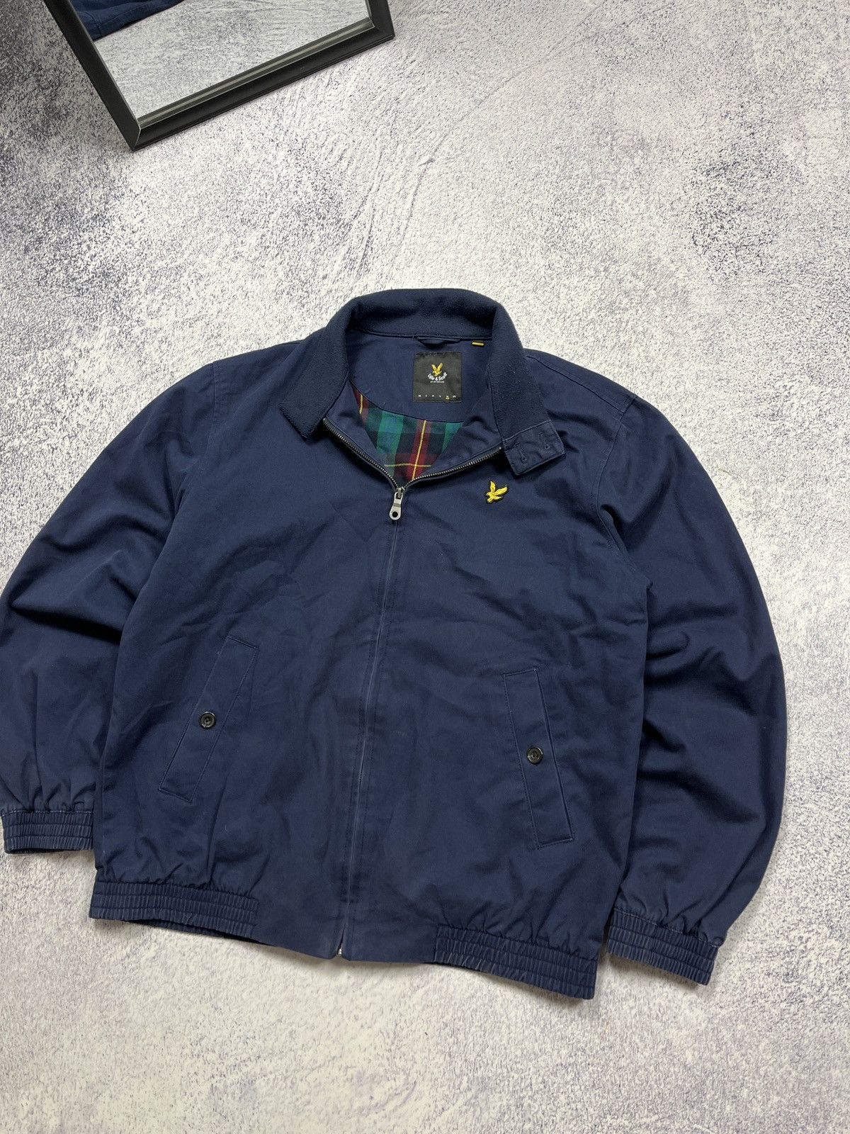 Lyle & Scott Lyle&Scott Plaid Lined Collared Bomber Jacket Old Money Size US XL / EU 56 / 4 - 3 Thumbnail