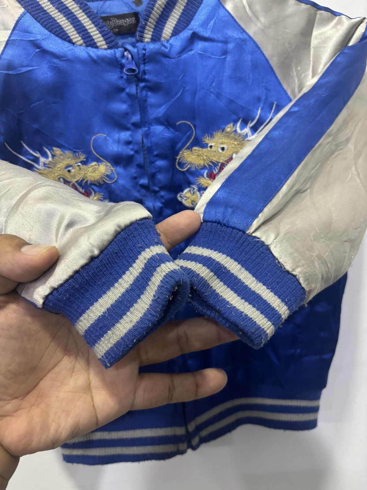 Japanese Brand Sukajan Dragon Kids Jacket Size US XXS / EU 40 - 5 Thumbnail