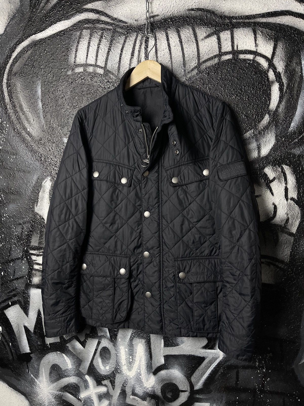 Barbour Barbour International Black Ariel Full Zip Jacket Size S Size US S / EU 44-46 / 1 - 1 Thumbnail