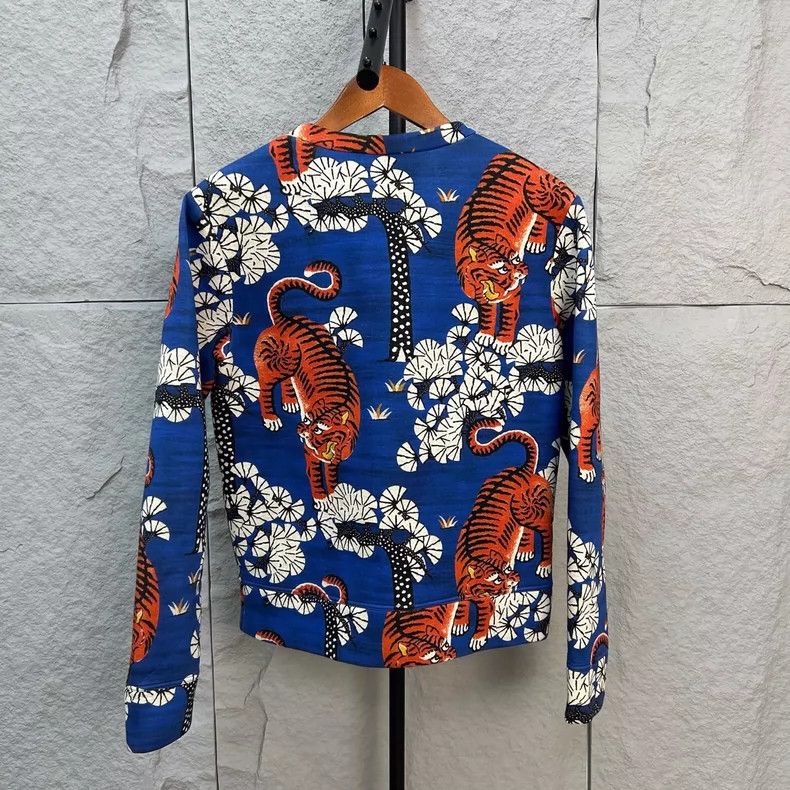 Gucci Gucci Bengal tiger printed space cotton sweatshirt Size US XXS / EU 40 - 2 Thumbnail