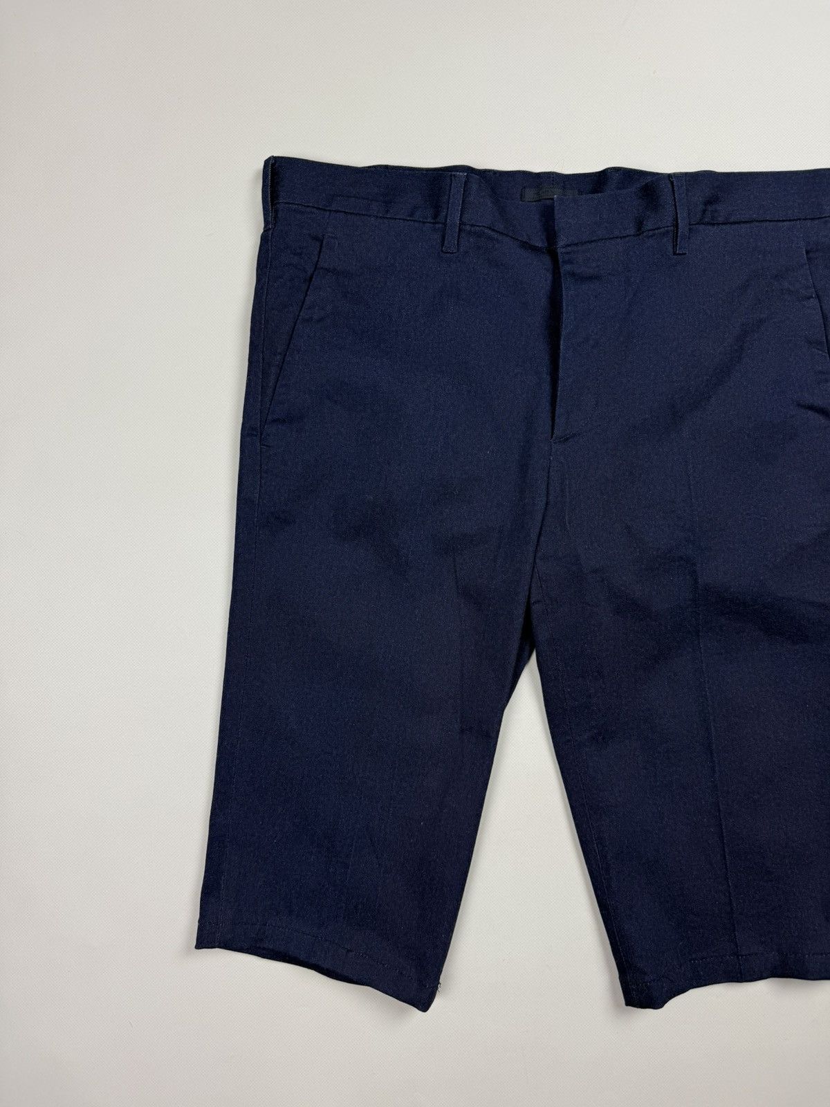 Prada Prada Milano Black Tab Men’s Cut Denim Shorts Breeches Size US 35 - 2 Thumbnail