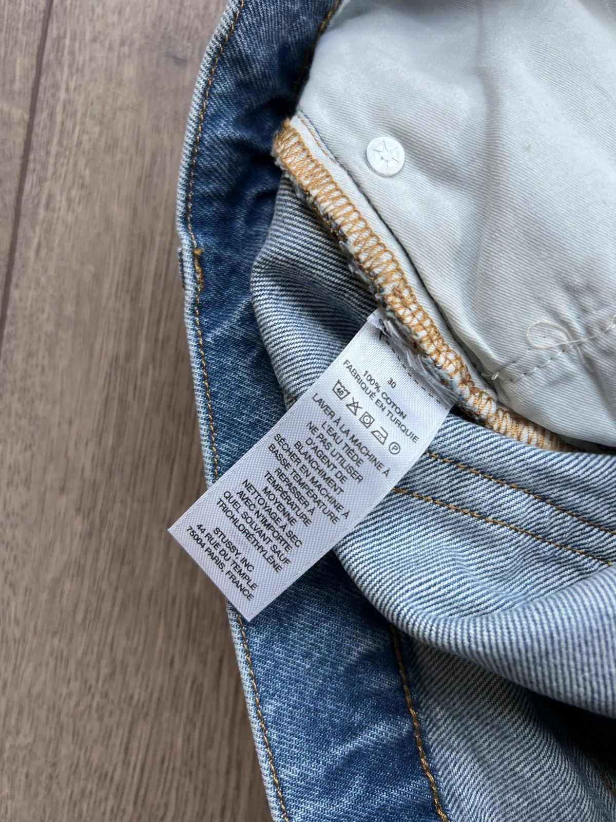 Stussy Stussy Denim Big Ol Jean 30 “Medium Blue” Size US 30 / EU 46 - 7 Thumbnail
