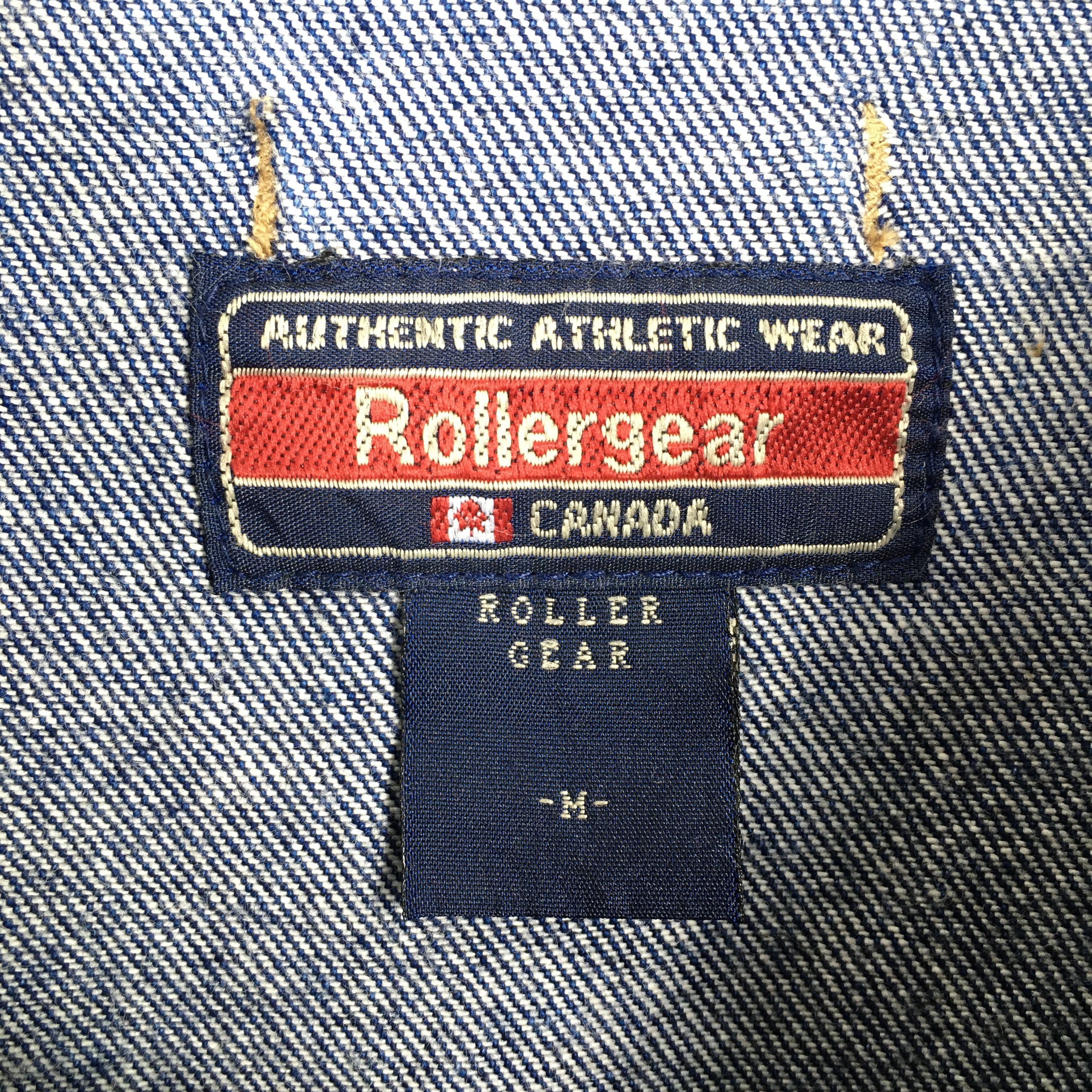 Vintage Vintage Rollergear Denim Workwear Blue Jacket Medium Size US M / EU 48-50 / 2 - 4 Thumbnail