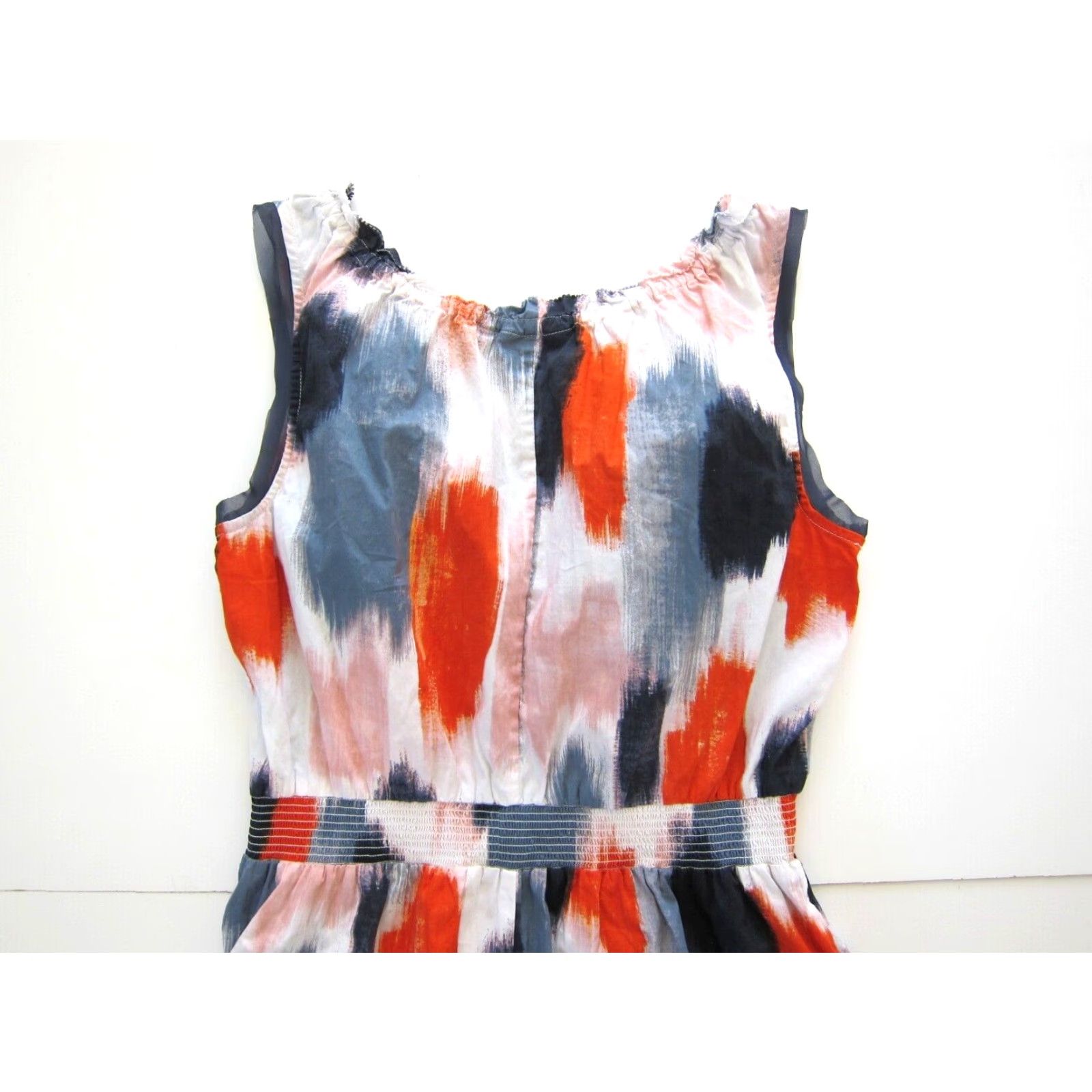 Vintage Simply Vera Wang Tank Dress Small Pink Pocket Sun 100% Cotton Size S / US 4 / IT 40 - 5 Thumbnail