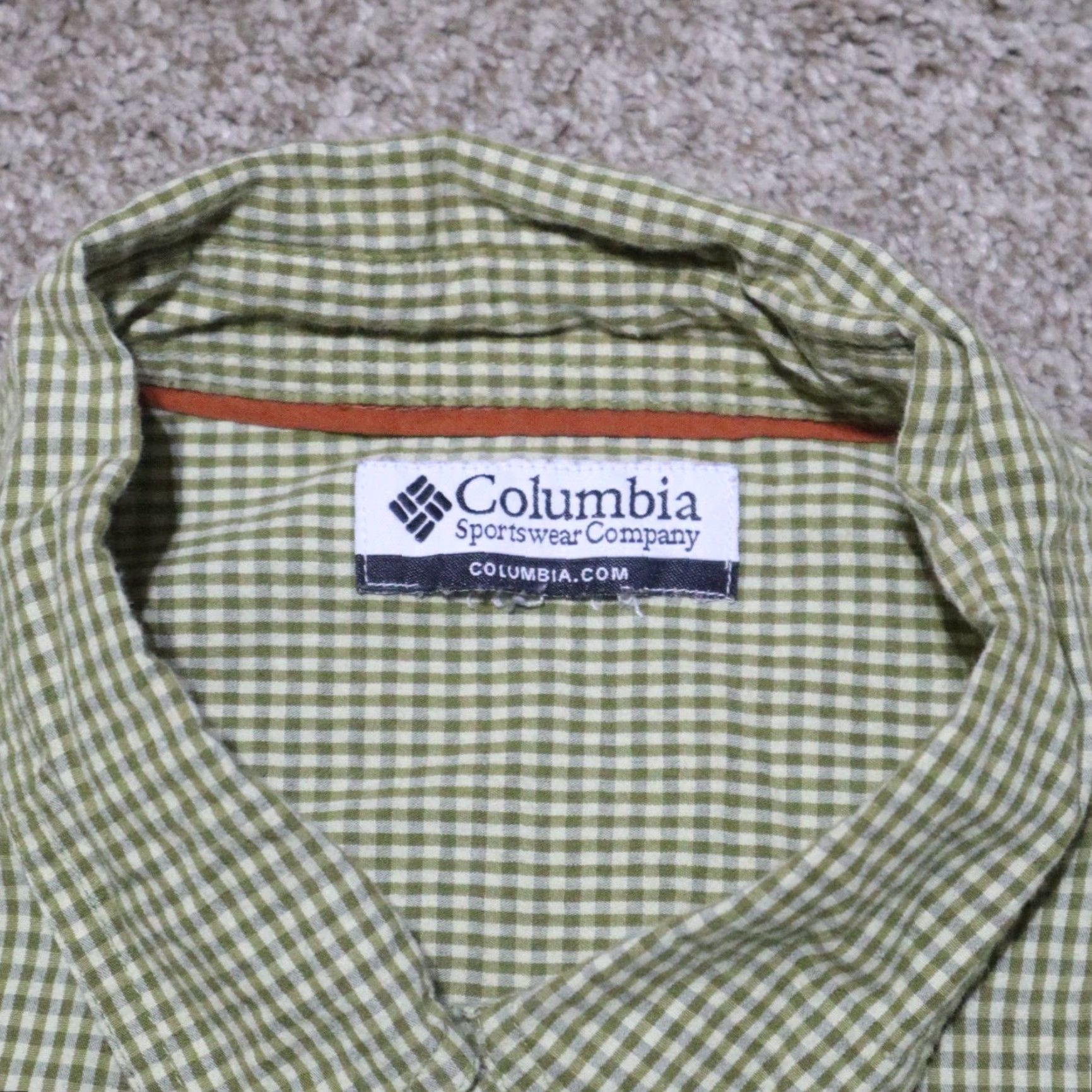 Vintage Columbia Shirt Button-Up Plaid Long Sleeve Cotton XL Green Men Size US XL / EU 56 / 4 - 3 Thumbnail