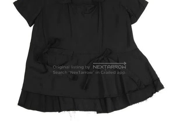 Comme Des Garcons Black vintage bow top