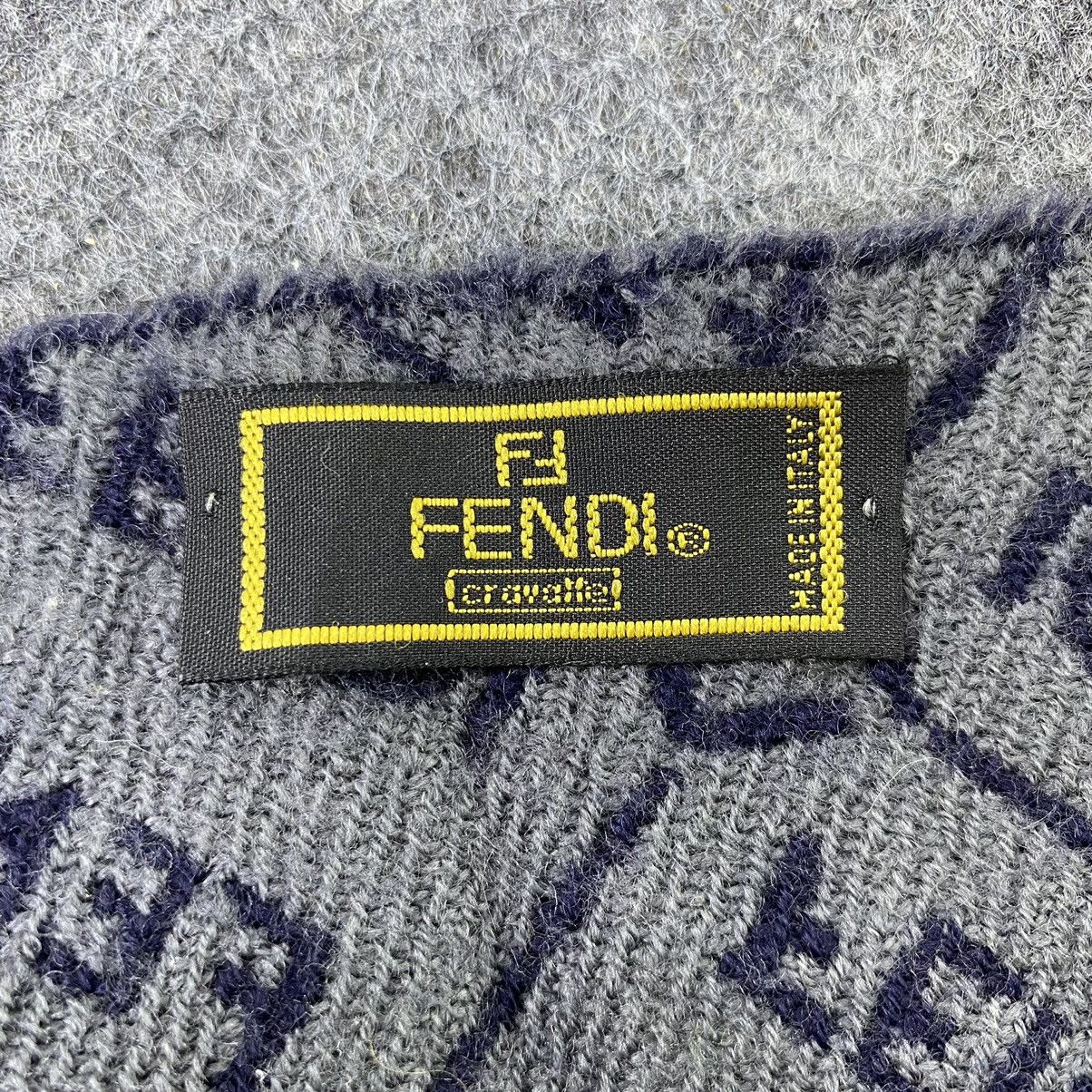 Fendi × Vintage Fendi full Print Scarf / Muffler / Neckwear - T1399 Size ONE SIZE - 6 Thumbnail