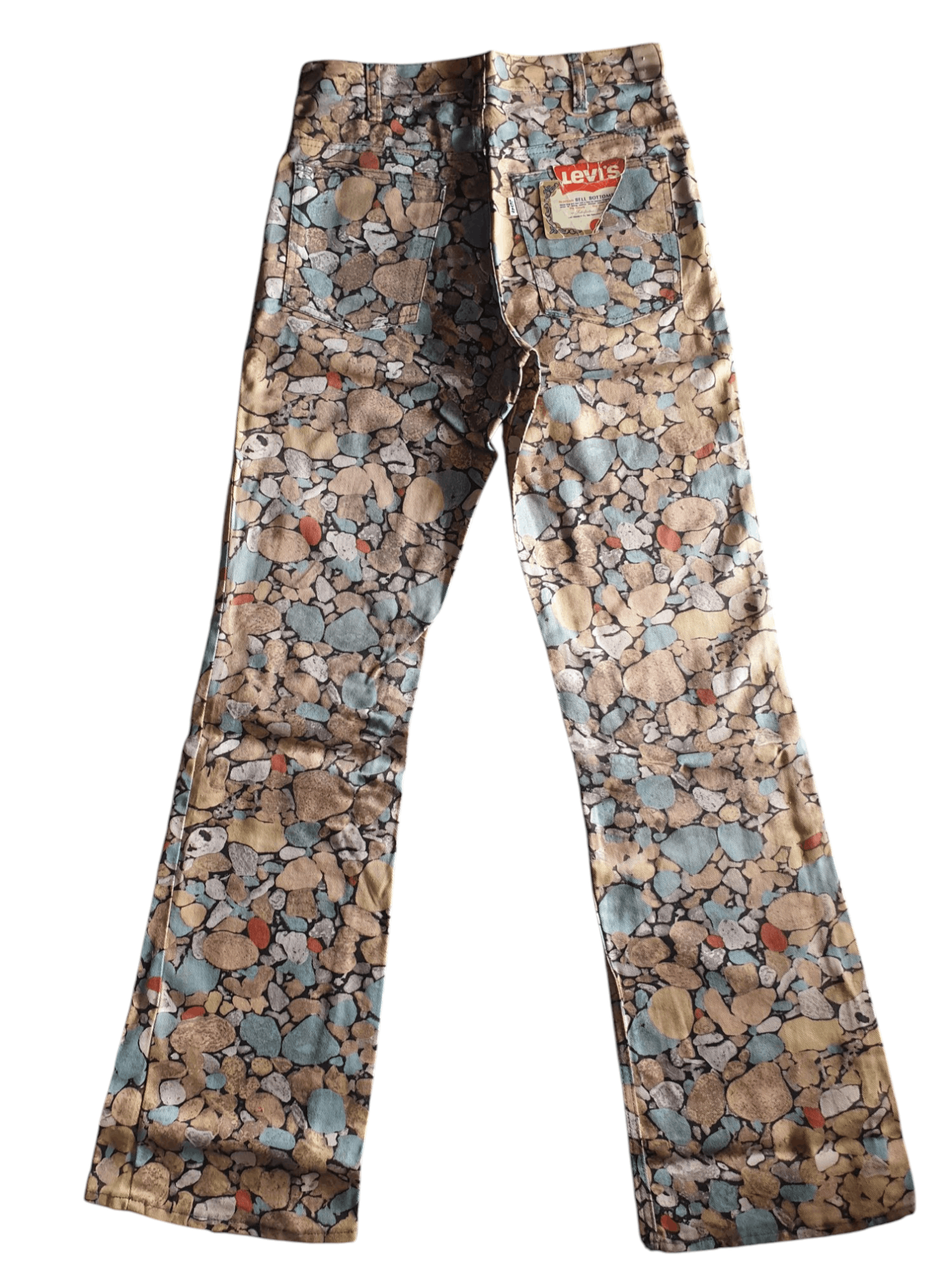 Levi's × Vintage Vintage 70s Levi’s Pebble Stone Pattern Denim Size US 30 / EU 46 - 11 Thumbnail