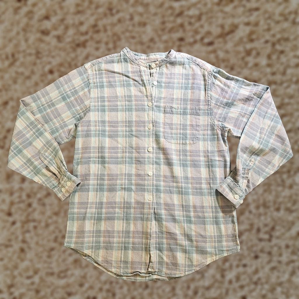 Vintage VINTAGE L.L. Bean Shirt Womens M Green Plaid Linen Button Casual 90s Classic Outdoor Size M / US 6-8 / IT 42-44 - 1 Thumbnail