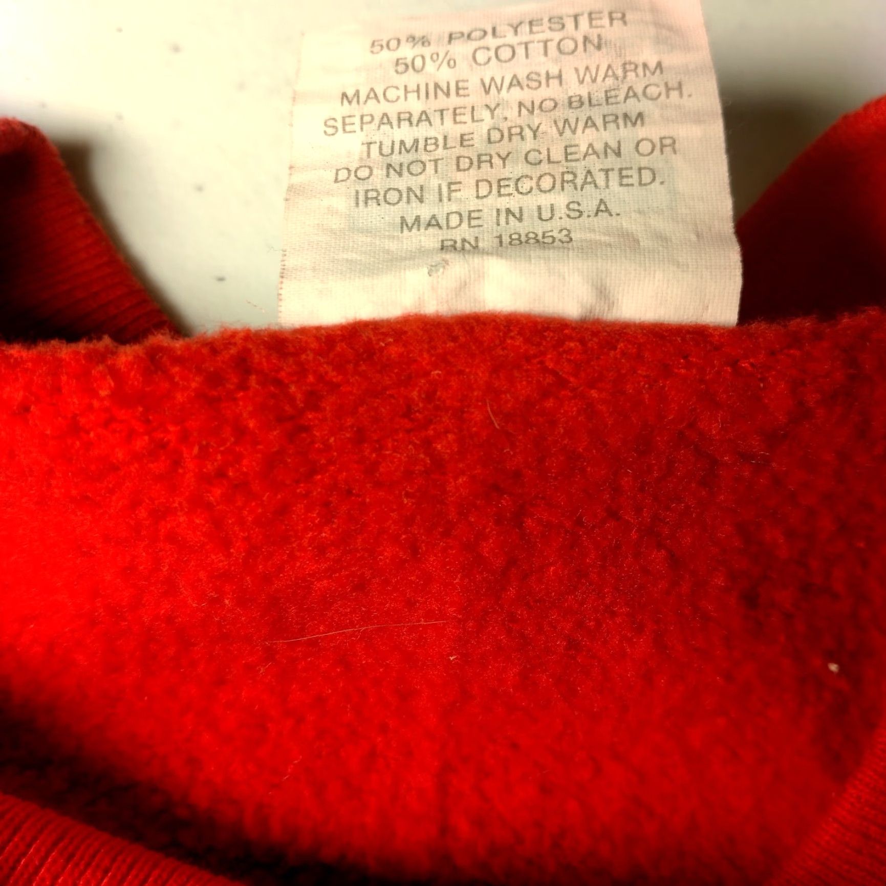 Vintage VINTAGE TNT by Trau Loevner Reindeer Christmas Sweatshirt XL Red Crewneck Mens Pullover Knit Graphic Print Funny Size US XL / EU 56 / 4 - 7 Thumbnail