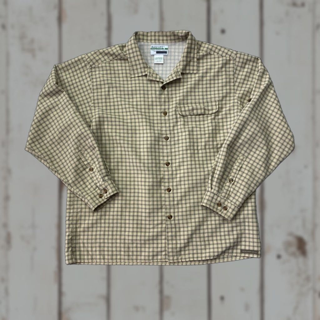 ExOfficio **ExOfficio Insect Shield Buzz Off Vented Beige XL Button-Up Shirt** User: ExOfficio Insect Shield Buzz Off Vented Beige XL Button-Up Shirt Size US XL / EU 56 / 4 - 1 Thumbnail