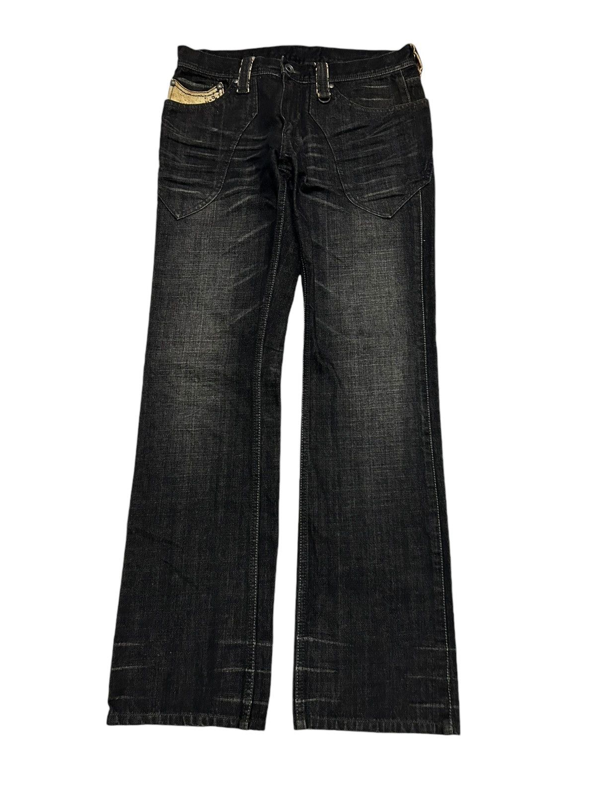 If Six Was Nine × Le Grande Bleu (L.G.B.) × Nicole Club Nicole Club For Men Rare Japanese Punk Style Denim 🎌☠️☠️ Size US 31 - 19 Thumbnail