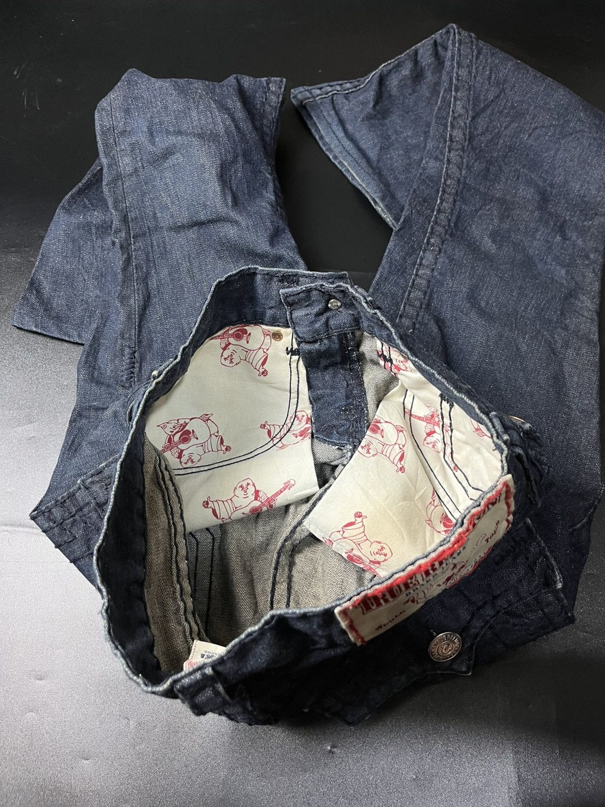 If Six Was Nine × Japanese Brand × Le Grande Bleu (L.G.B.) SUPER FLARE TRUE RELIGION SPIDER Style Size US 30 / EU 46 - 12 Thumbnail