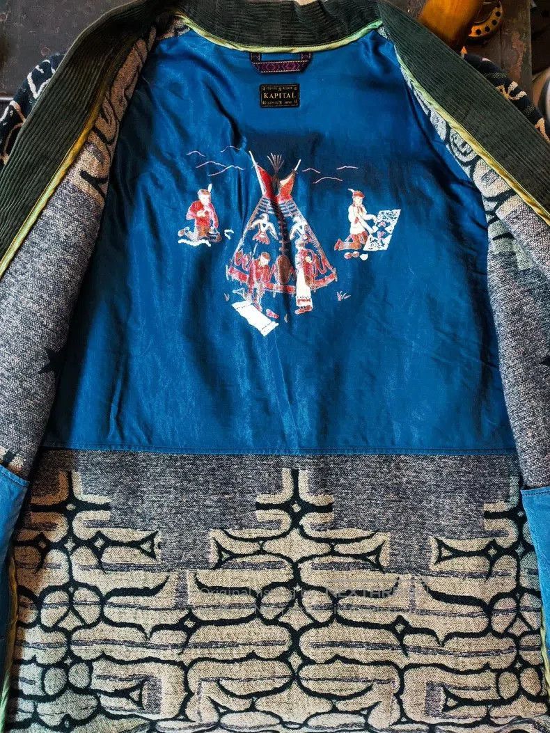 Kapital Kountry KAPITAL KOUNTRY Wool Silk Kimono Cardigan. Size US L / EU 52-54 / 3 - 3 Thumbnail
