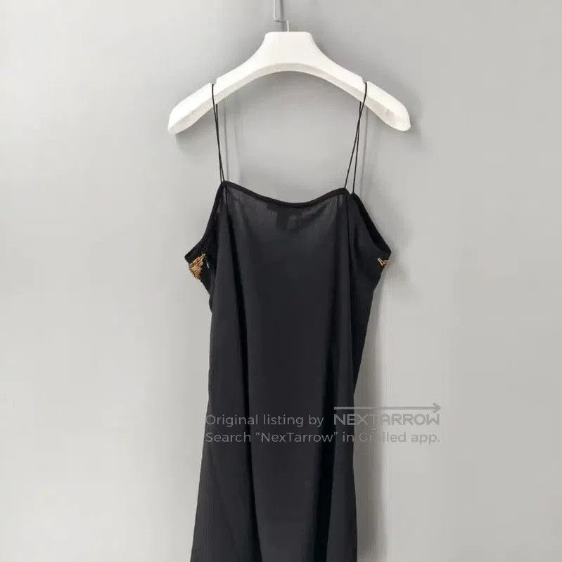 Other Louis Vuitton Black Wool Dress with Fringe Detail . Size XS / US 0-2 / IT 36-38 - 2 Thumbnail
