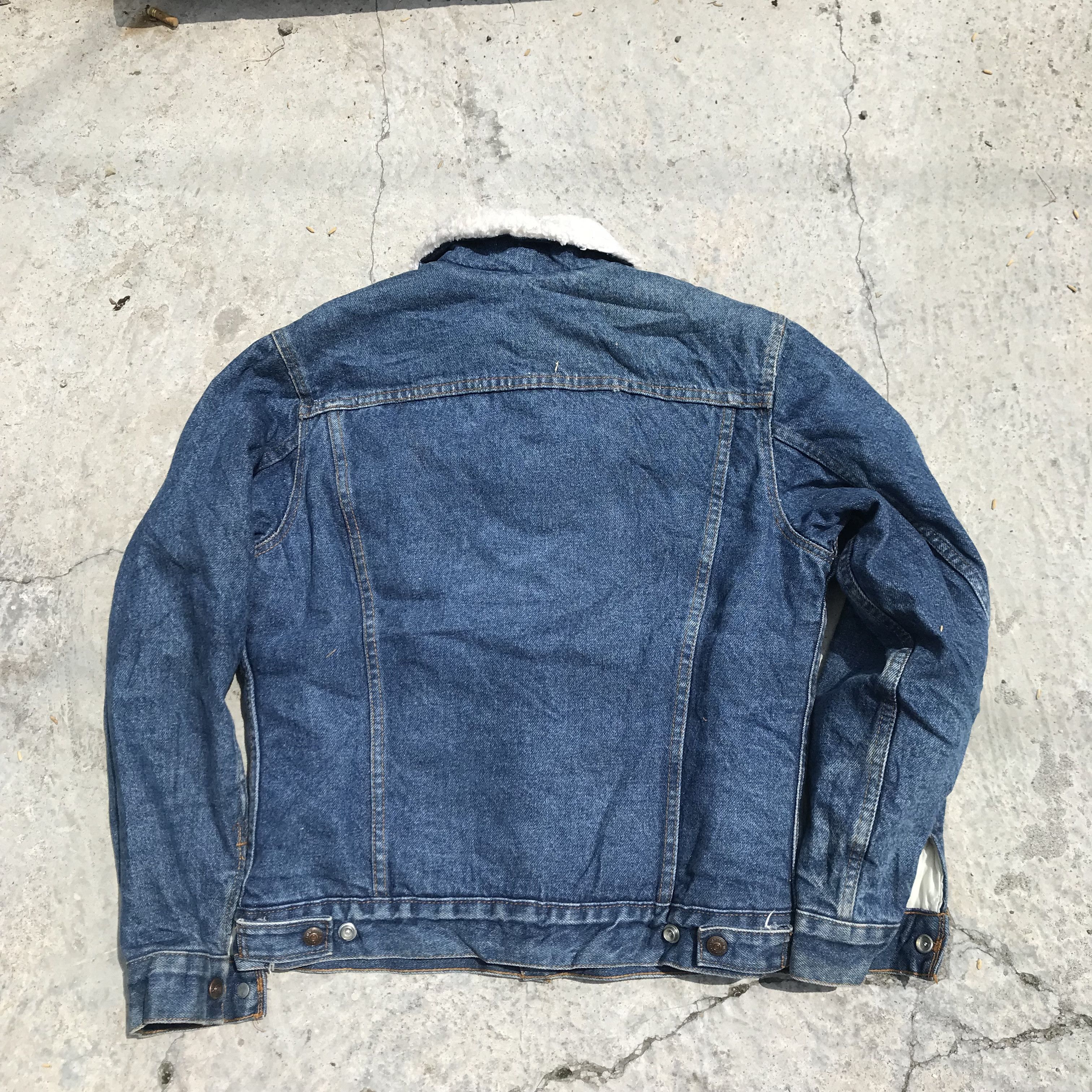 Levi's Vintage 90s Levis Classic Sherpa lined Jeans Trucker Jacket Size US M / EU 48-50 / 2 - 10 Thumbnail
