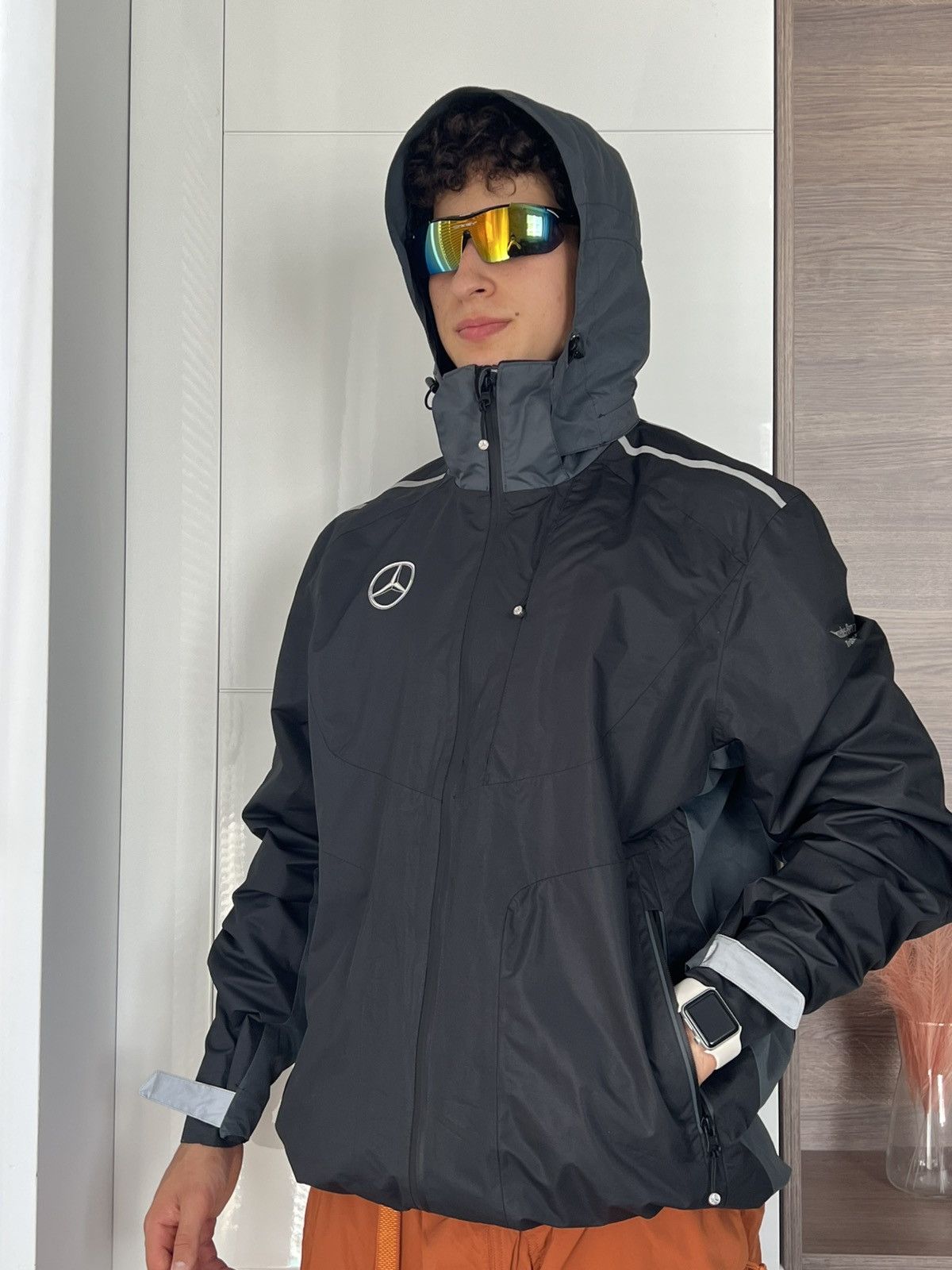 ‼️Vintage Official Mercedez Benz Big Reflect Logo WT Jacket‼️