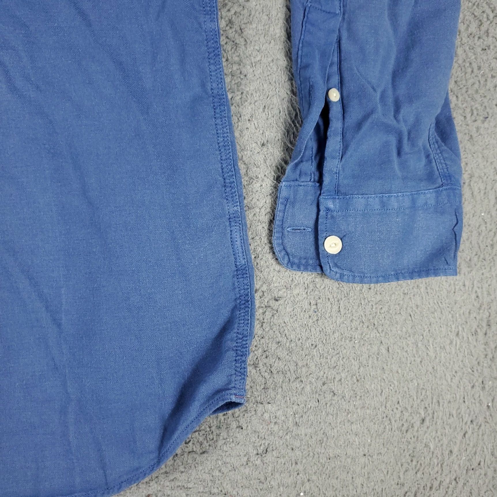 Vineyard Vines Vineyard Vines Shirt Mens 2XL Blue Cotton Button-Down Long Sleeve Casual Dress Shirt Mens Size US XXL / EU 58 / 5 - 4 Thumbnail
