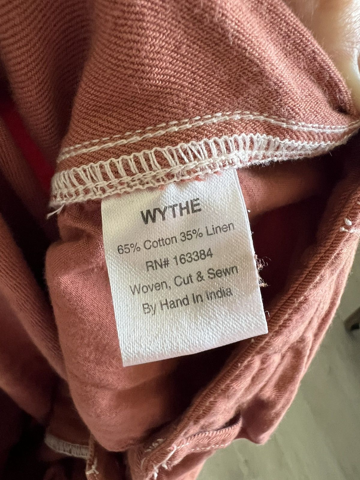 WYTHE Wythe Cotton/Linen Pants Size US 32 / EU 48 - 4 Thumbnail