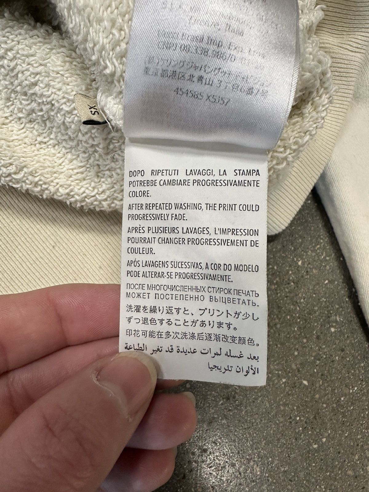 Gucci Gucci Oversize Sweatshirt with Gucci Logo White Size US XS / EU 42 / 0 - 6 Thumbnail