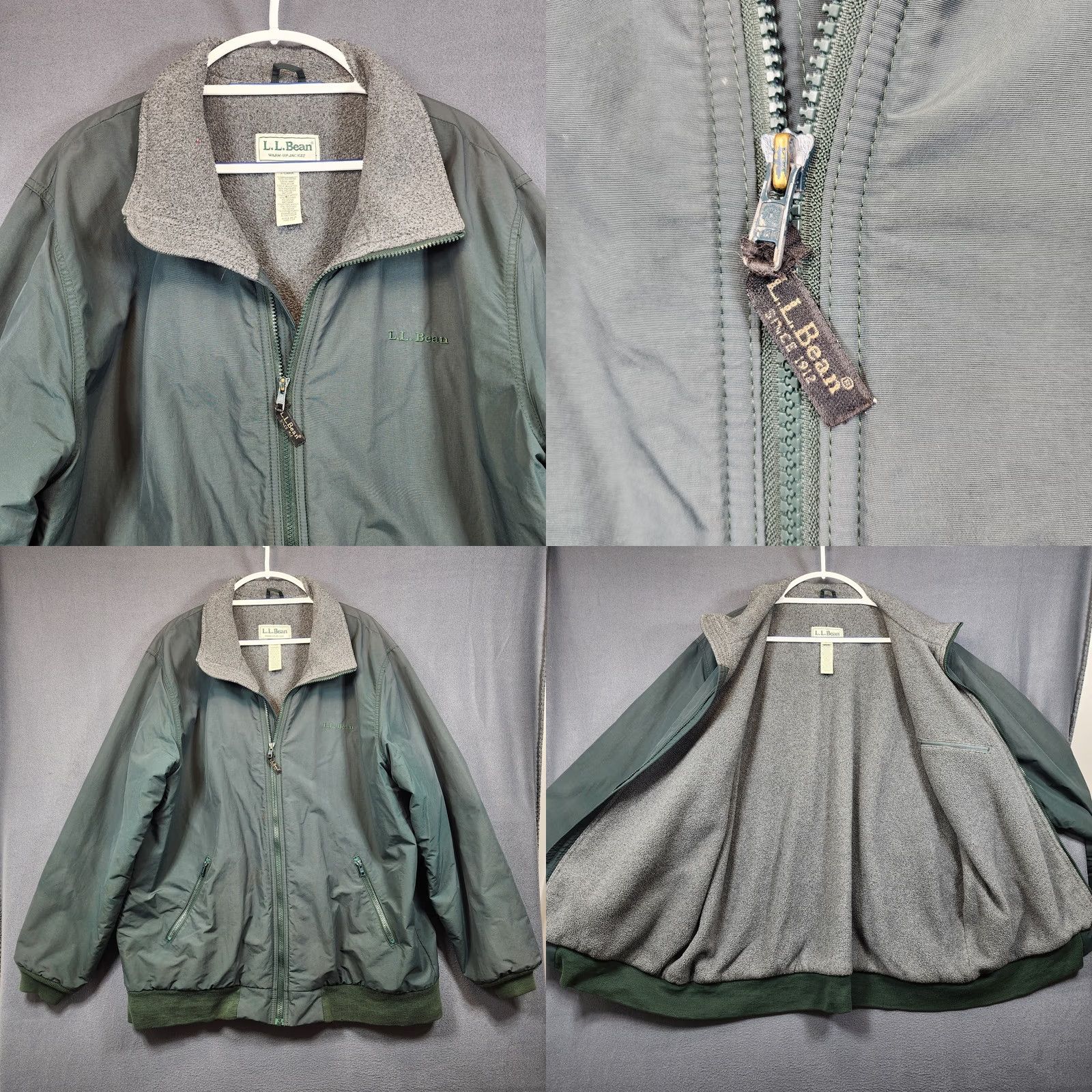 Vintage VINTAGE LL Bean Jacket Bomber XLT XL Tall Green Lined Insulated Outdoors Men's Size US XL / EU 56 / 4 - 10 Thumbnail