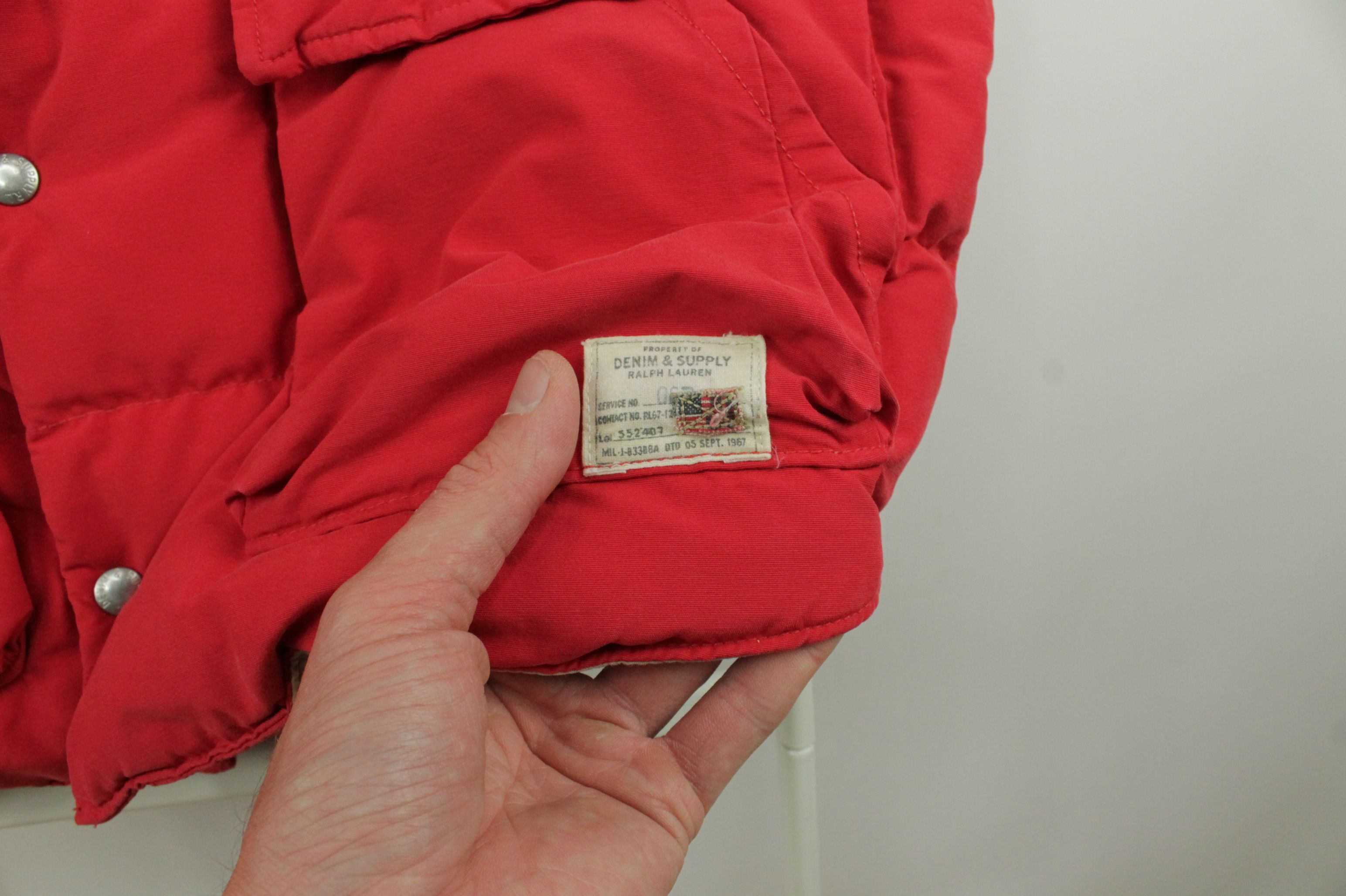 Denim & Supply Ralph Lauren Denim & Supply Ralph Lauren Down Feather Red Puffer Vest Size US M / EU 48-50 / 2 - 4 Thumbnail
