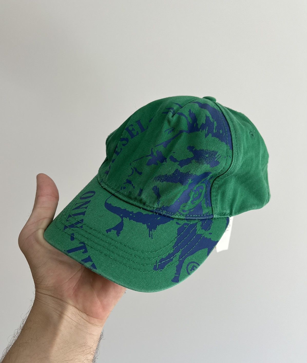 Diesel Diesel Big Logo Green Baseball Cap Size ONE SIZE - 1 Thumbnail