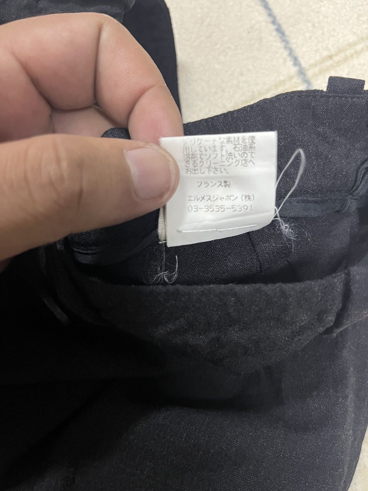 Designer × Hermes Vintage hermes casual pants Size 24" / US 00 / IT 34 - 17 Thumbnail