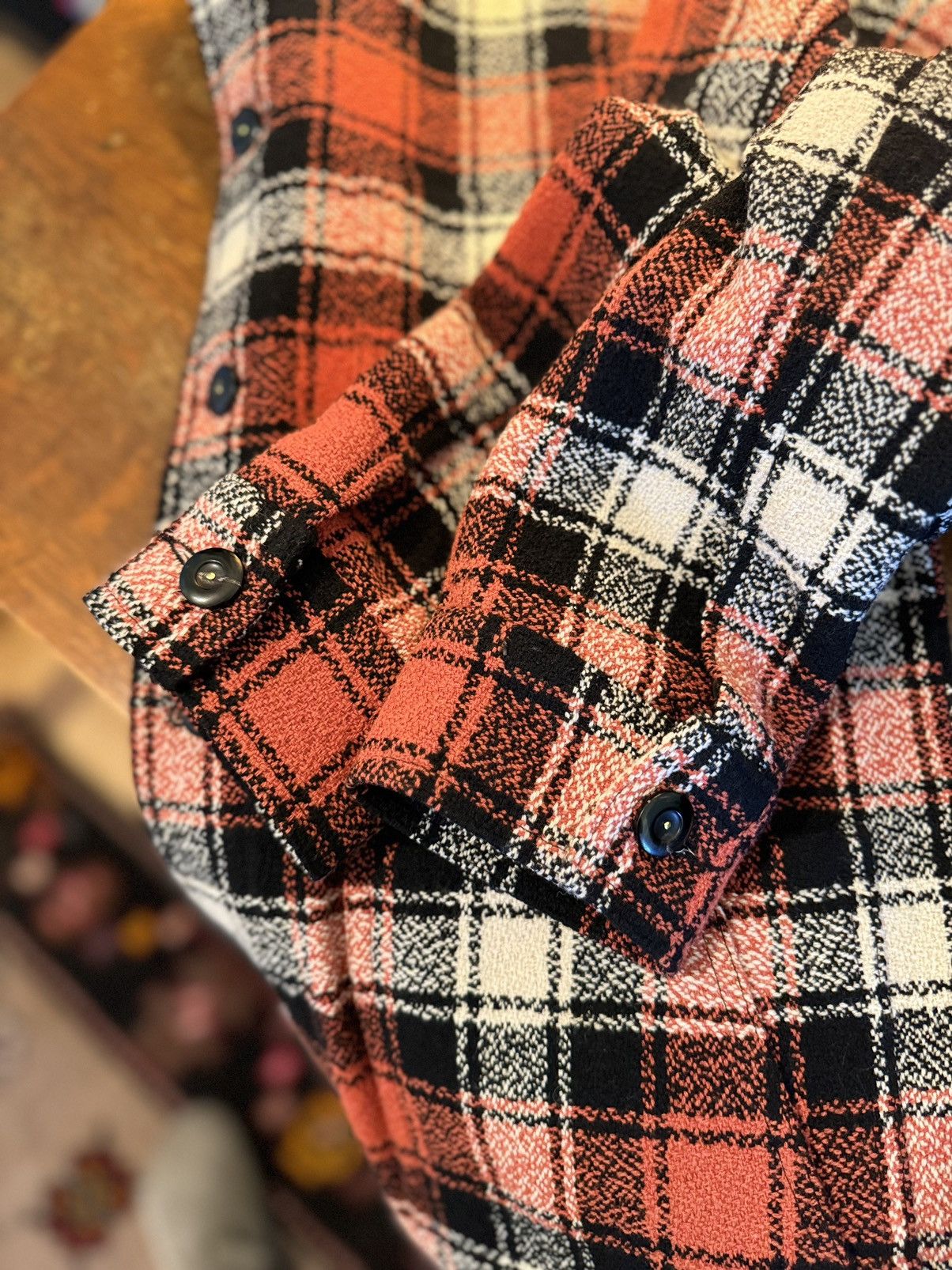 Taylor Stitch Taylor Stitch - Ojai Jacket in Garnet Plaid Wool - Size 40 Size US M / EU 48-50 / 2 - 7 Thumbnail