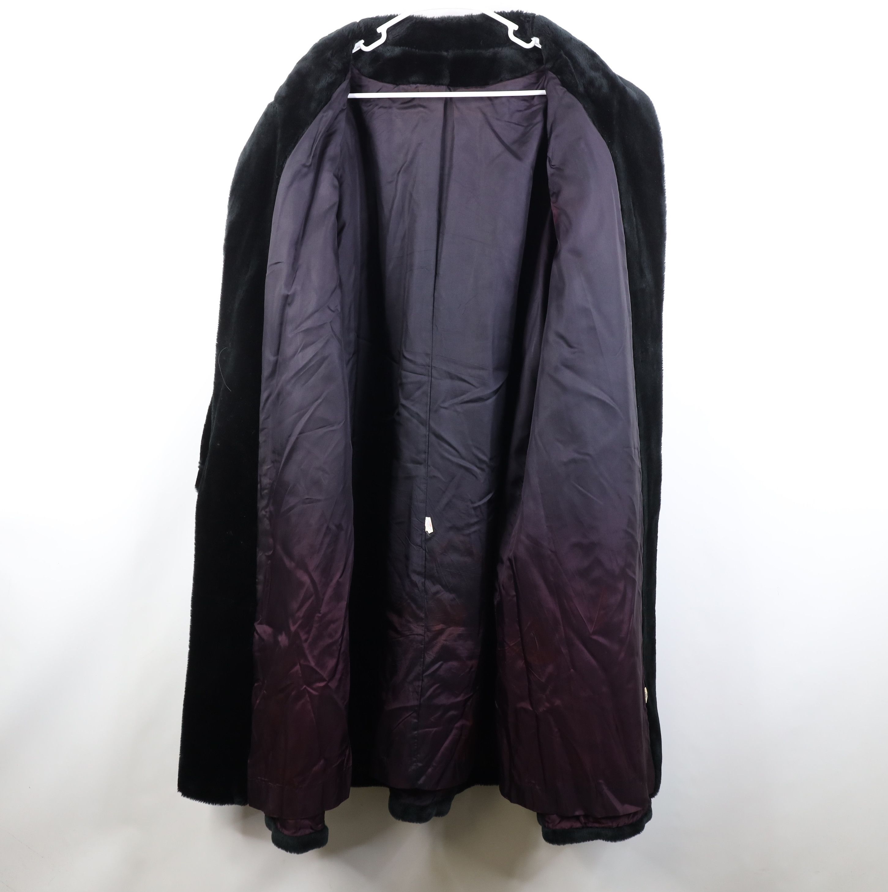 Vintage Vintage 80s 90s Streetwear Faux Fur Jacket Coat Black USA Size XL / US 12-14 / IT 48-50 - 10 Thumbnail