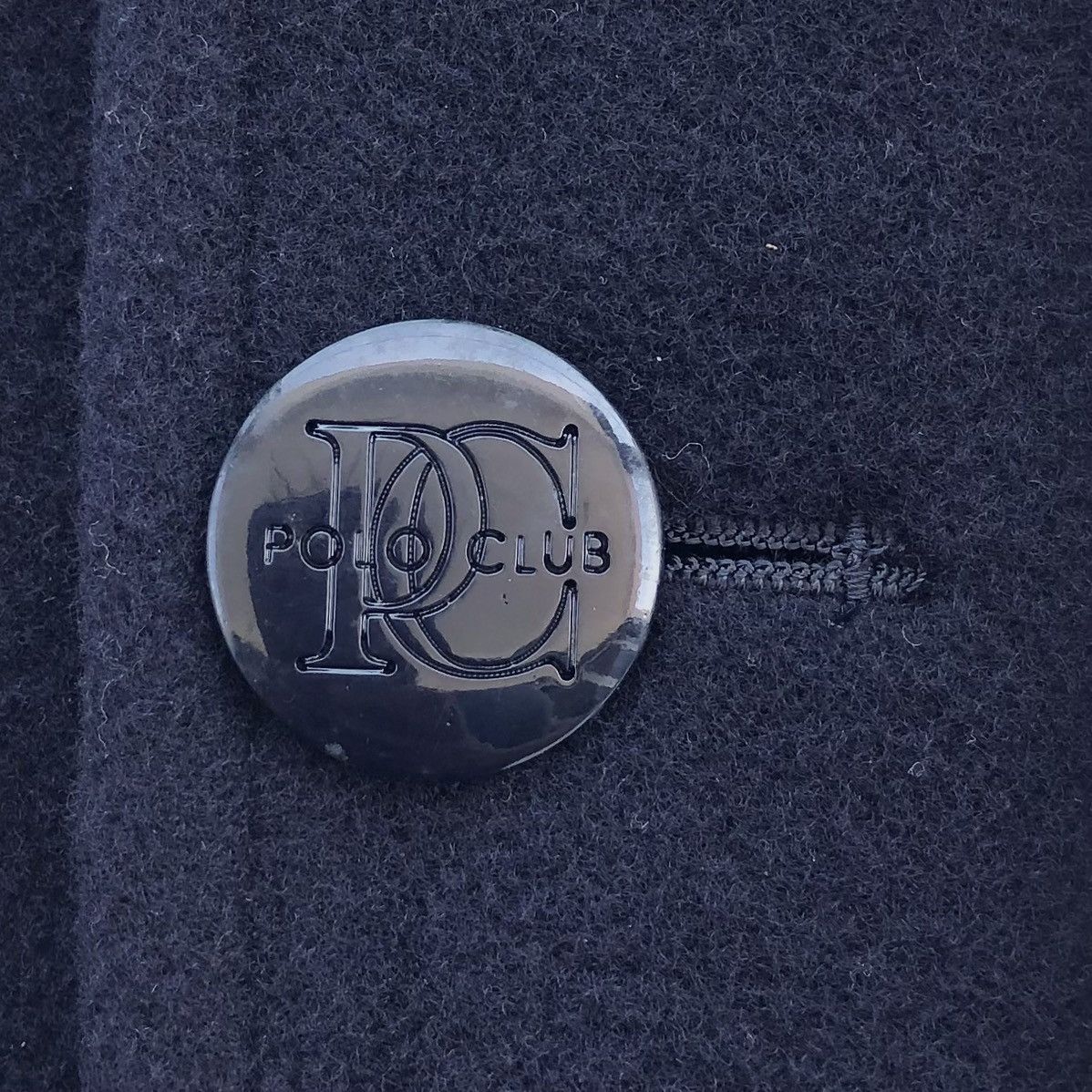 Beverly Hills Polo Club Vintage Polo Club Navy Blue Wool Peacoat Jacket Size US L / EU 52-54 / 3 - 10 Thumbnail